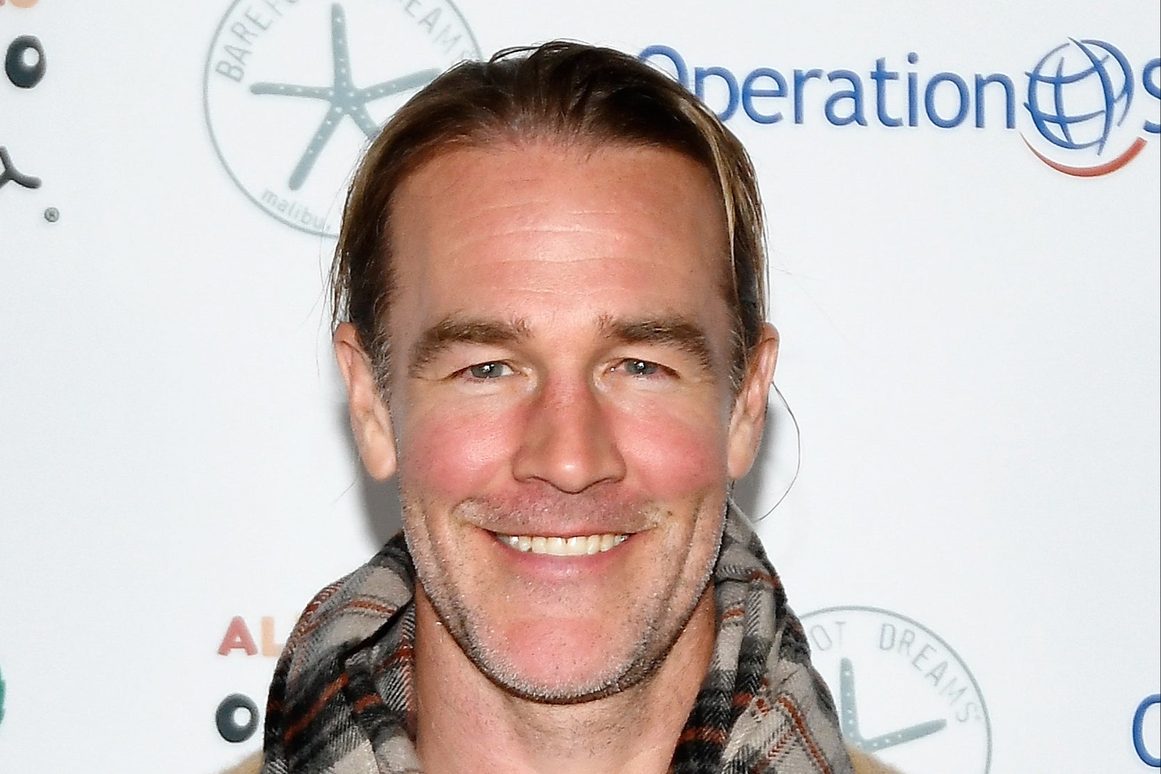 James Van Der Beek attending a charity event in Park City, Utah in April 2023