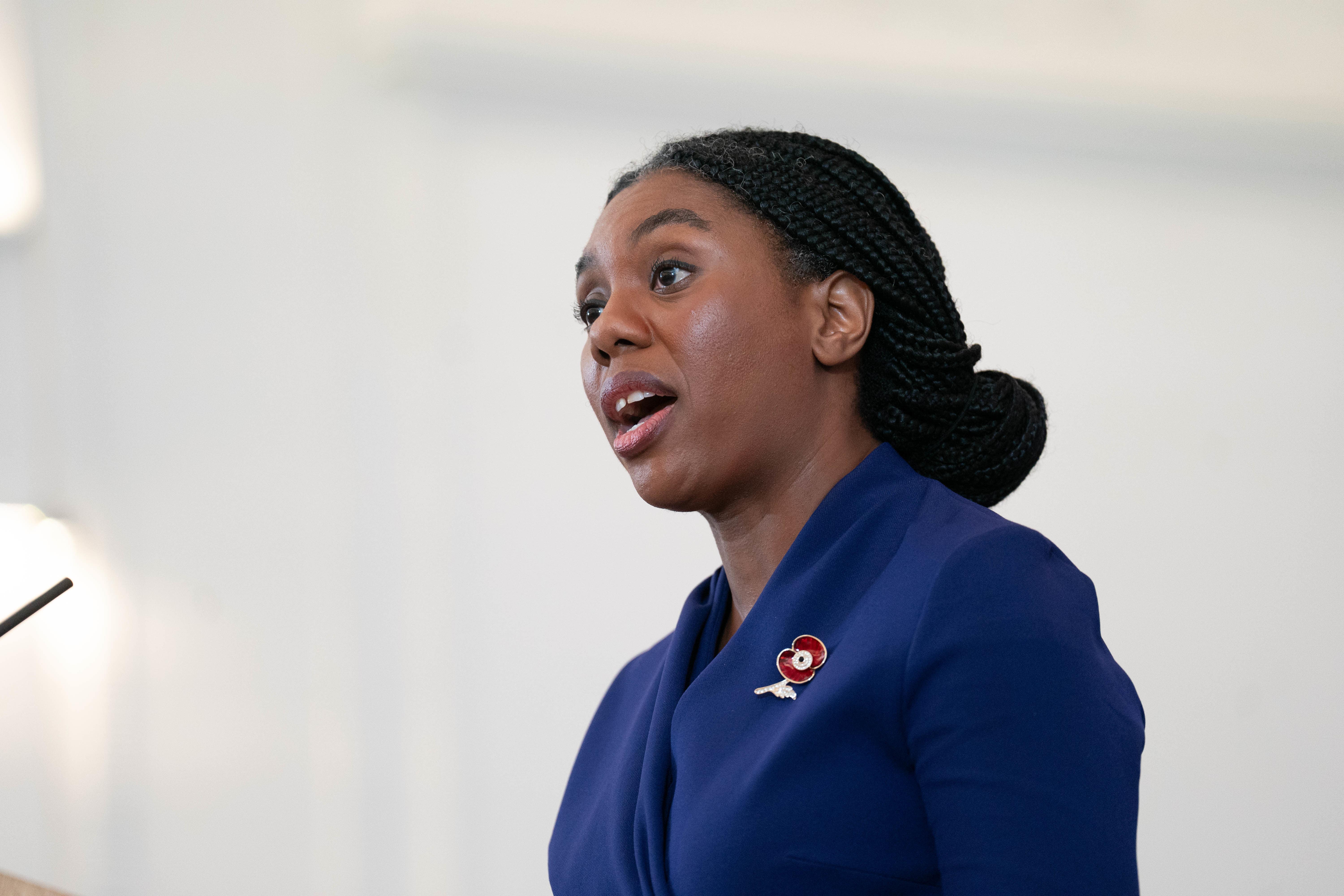 Kemi Badenoch is expected to name her frontbench team ahead of its first meeting on Tuesday (Stefan Rousseau/PA)