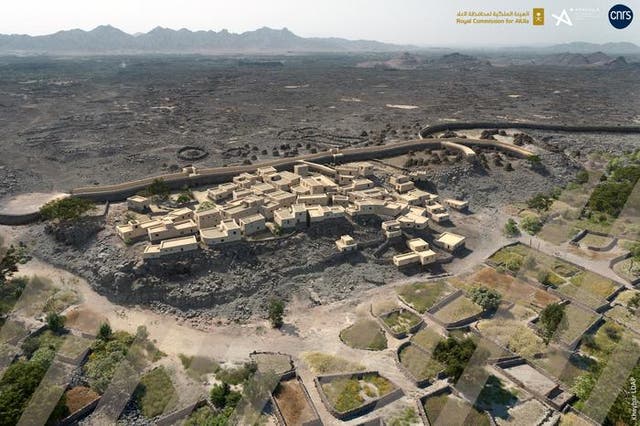 <p>3D virtual reconstruction of the Bronze Age site of al-Natah</p>