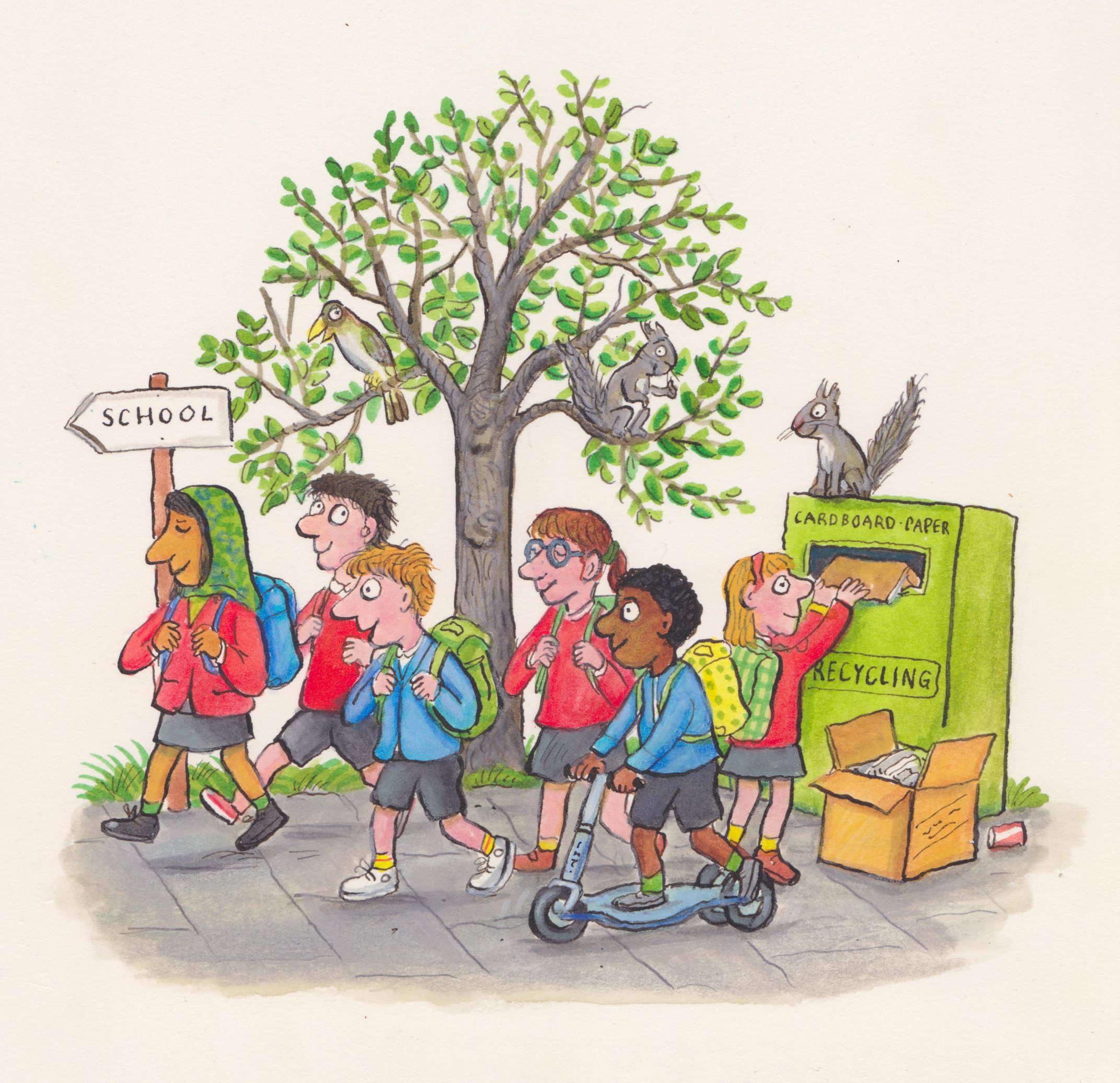 Small steps…Children for Change (Axel Scheffler/PA)