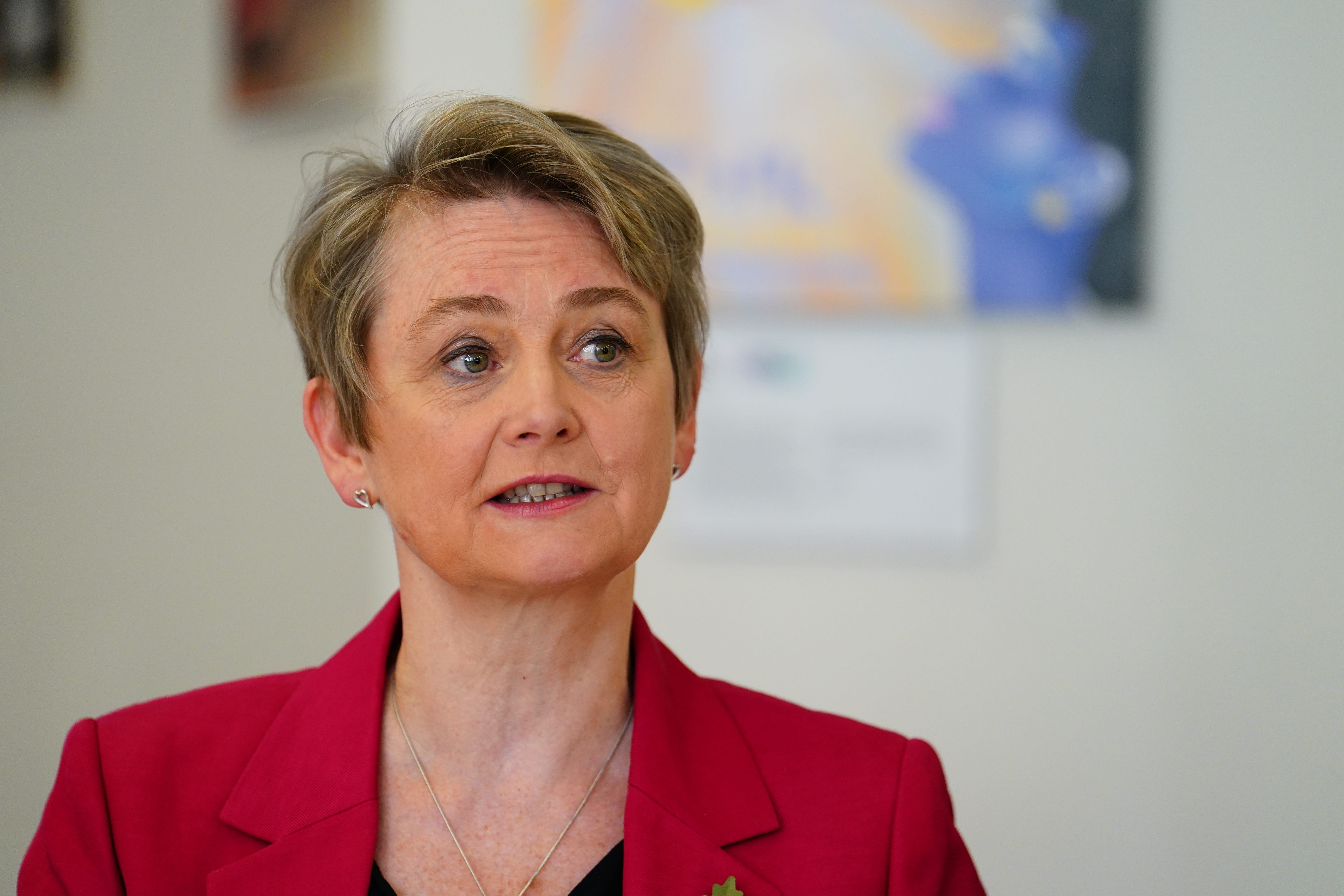 Home secretary Yvette Cooper agreed to look at the age at which people can be considered domestic abuse victims