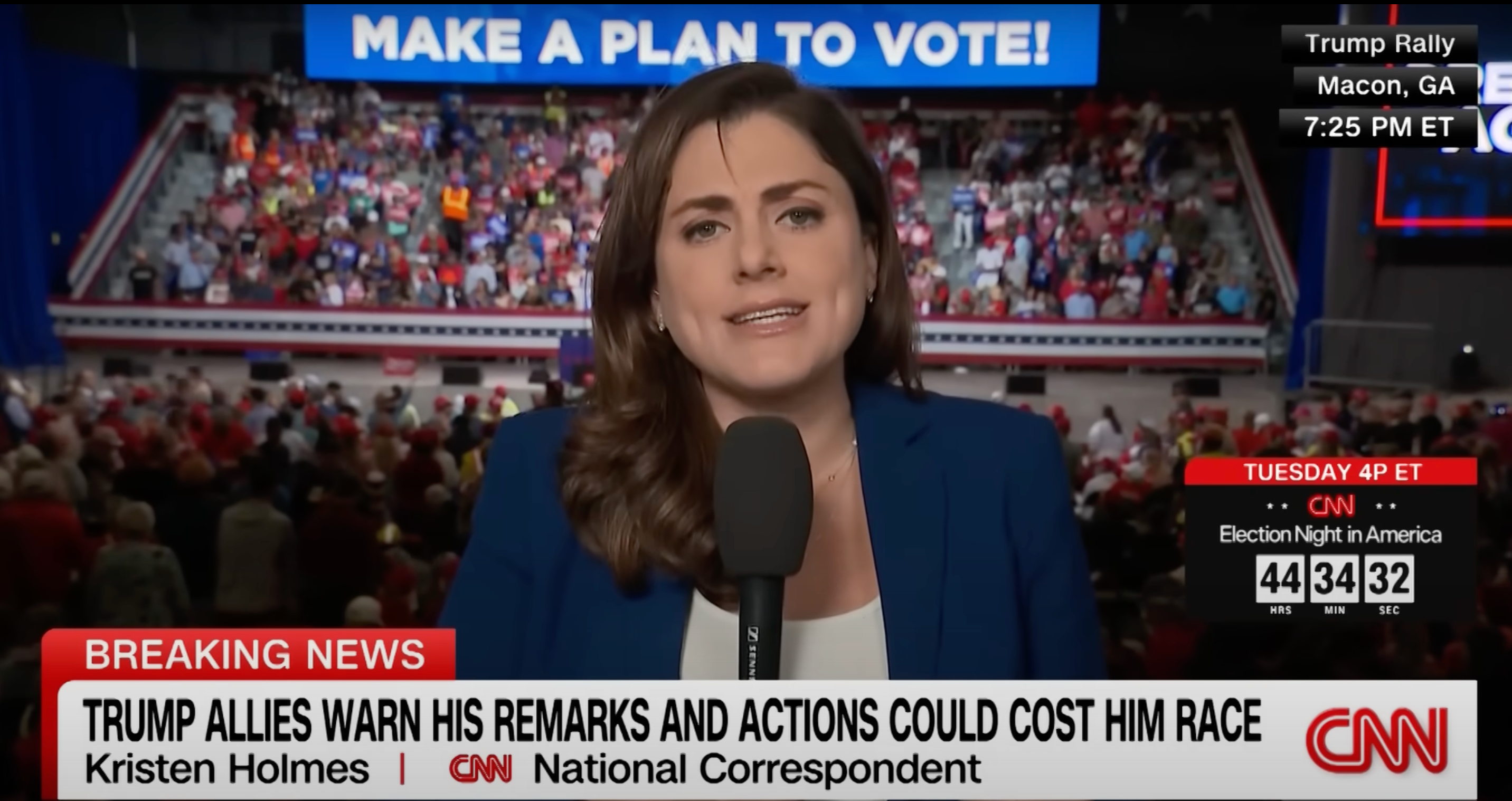 CNN correspondent Kirsten Holmes says Trump allies are ‘exasperated’ with his dark rhetoric