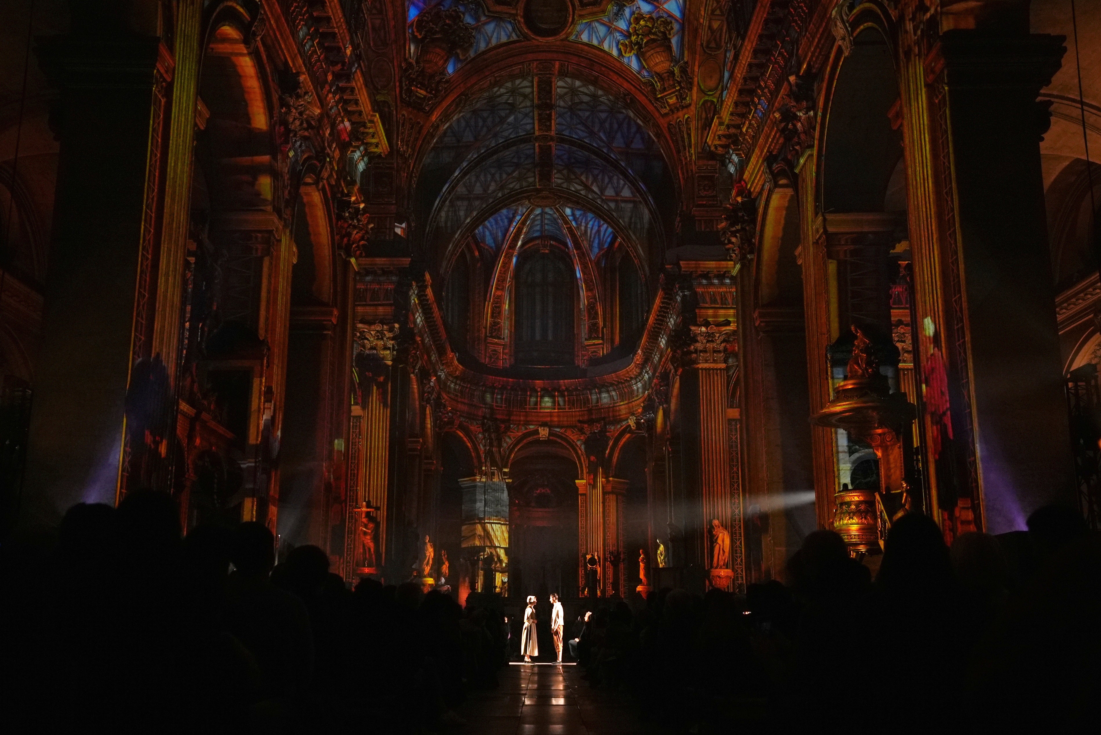 France Church Illuminated