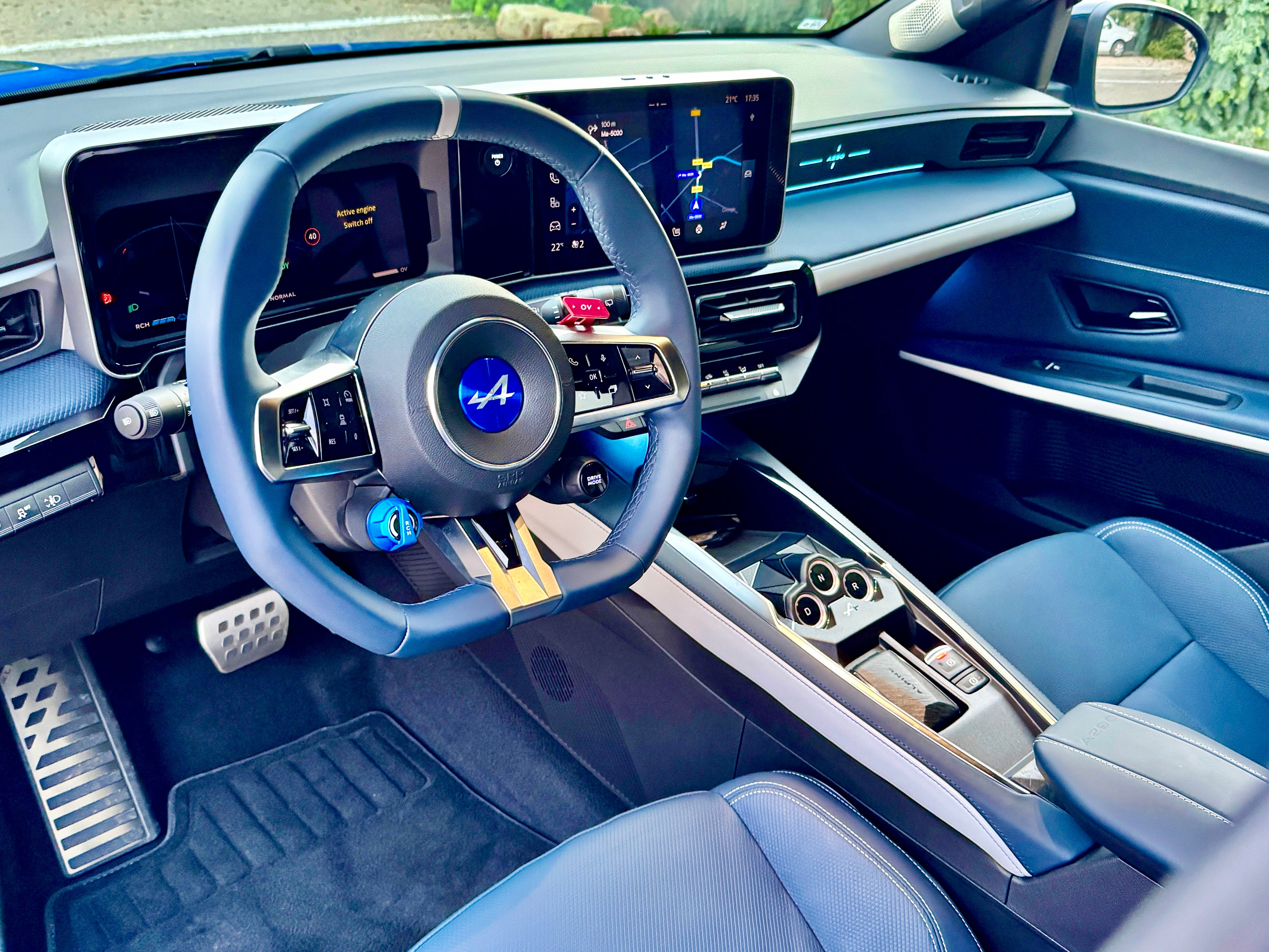 Alpine A290 GTS interior