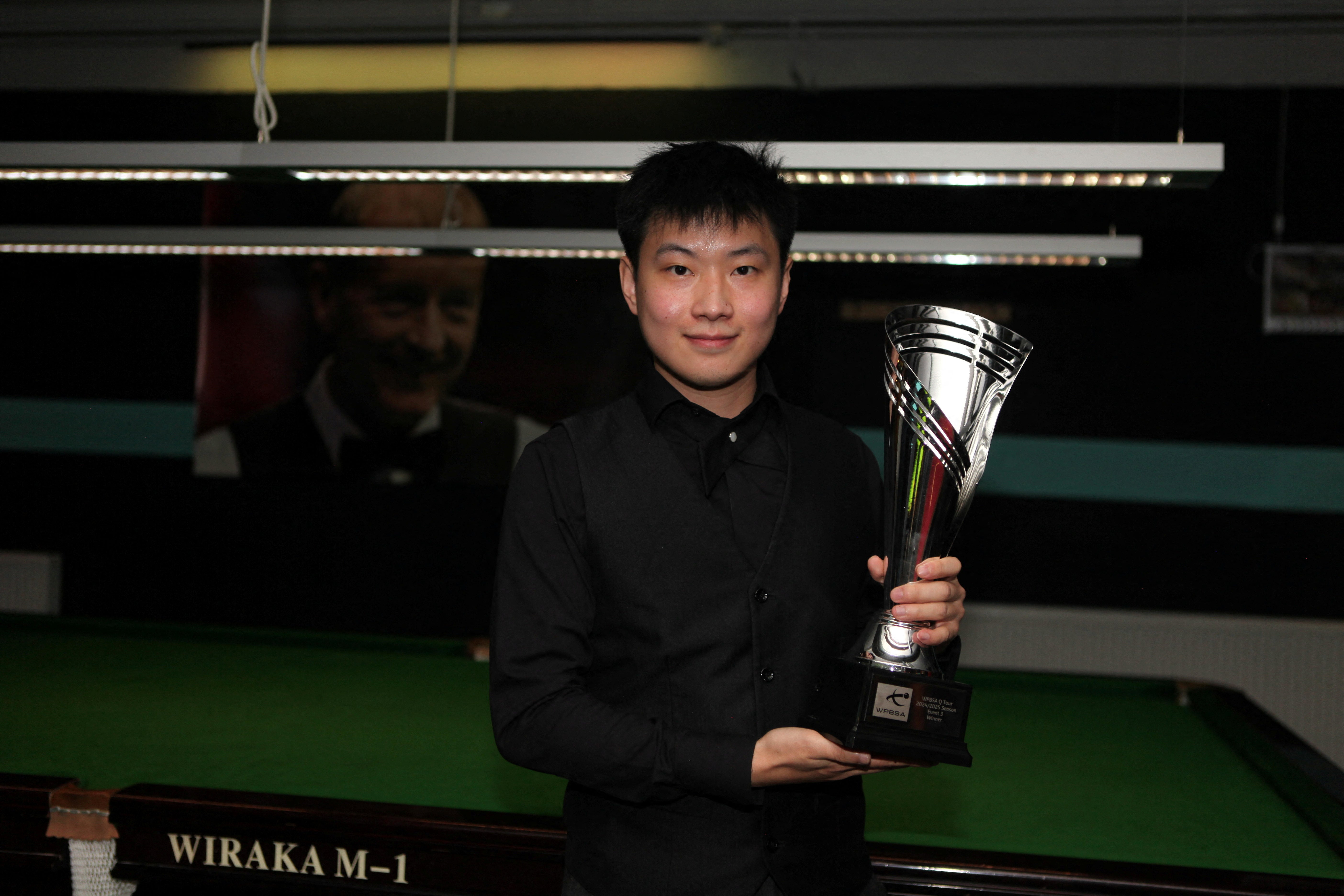 Zhao won an amateur Q Tour event in Sweden last month after returning from his ban