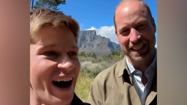 Prince William reveals favourite wild animal in funny Robert Irwin clip.