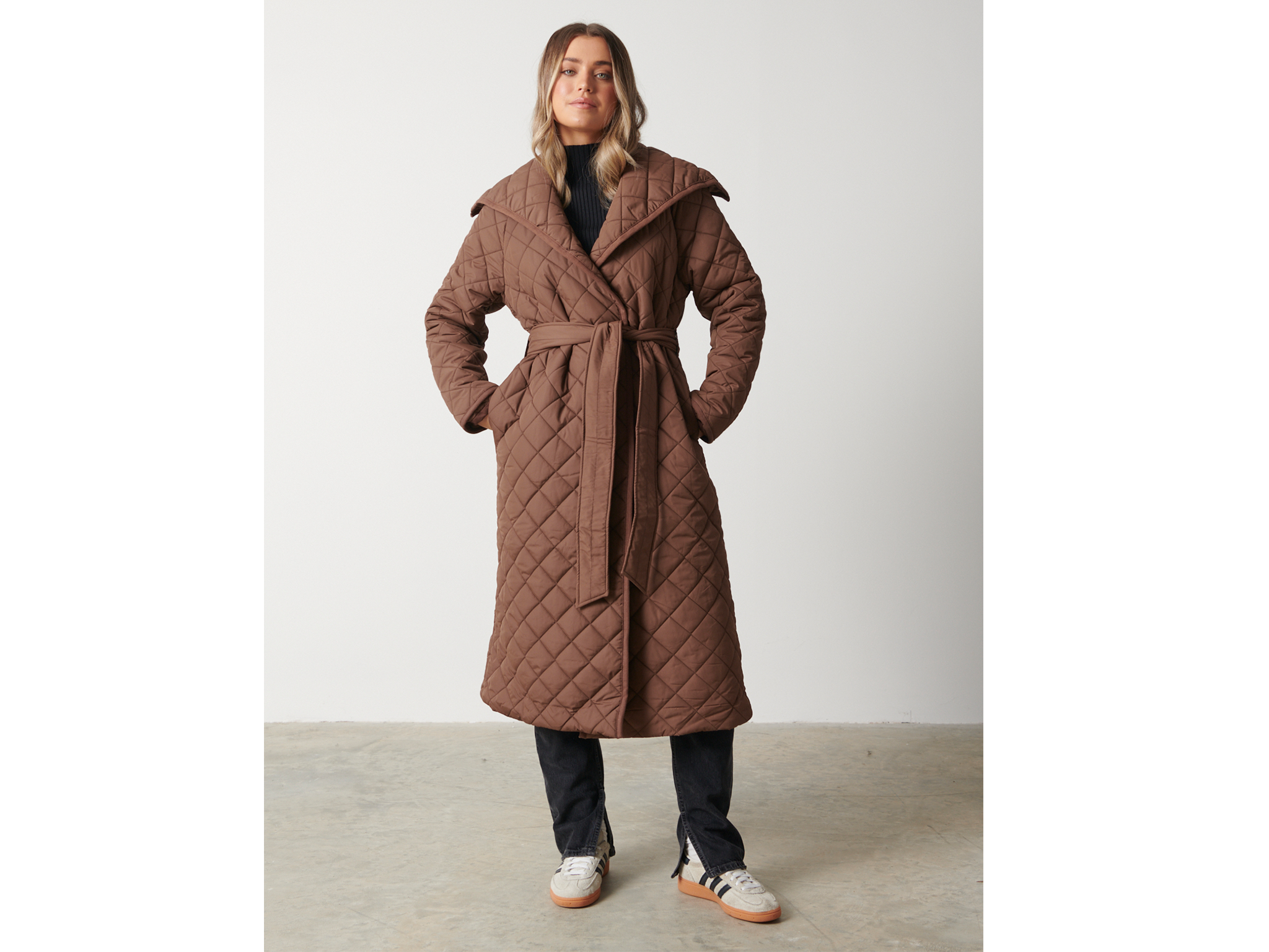 Best duvet coat IndyBest review Pretty Lavish denver quilted oversized coat