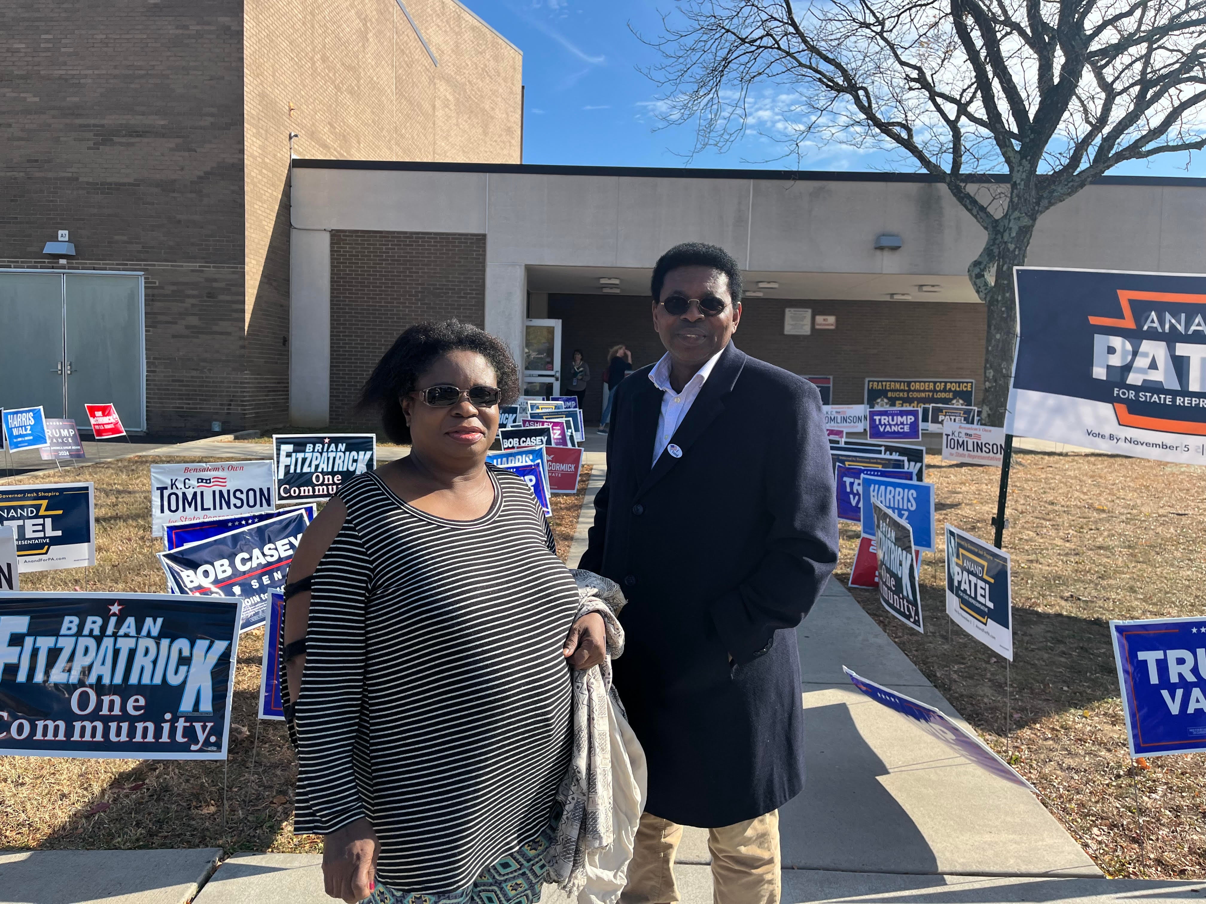 Gladys Ajiri and her husband David, residents of Bucks County, have been bombarded with campaign ads for months.