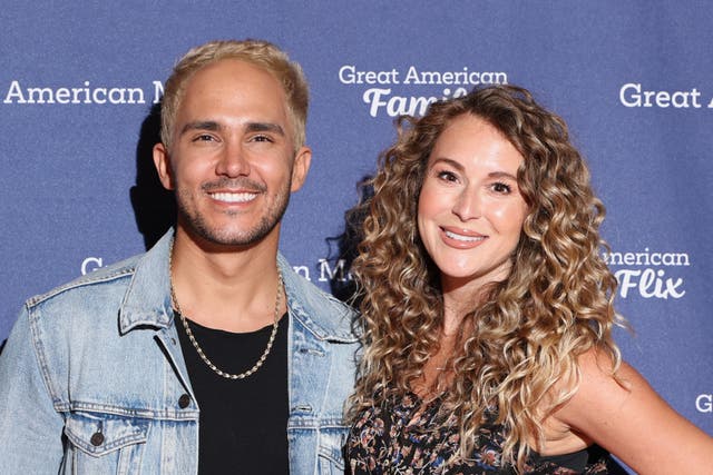 <p>Alexa PenaVega (right) said her husband was in the jealous ‘season of his life’ while filming the series </p>