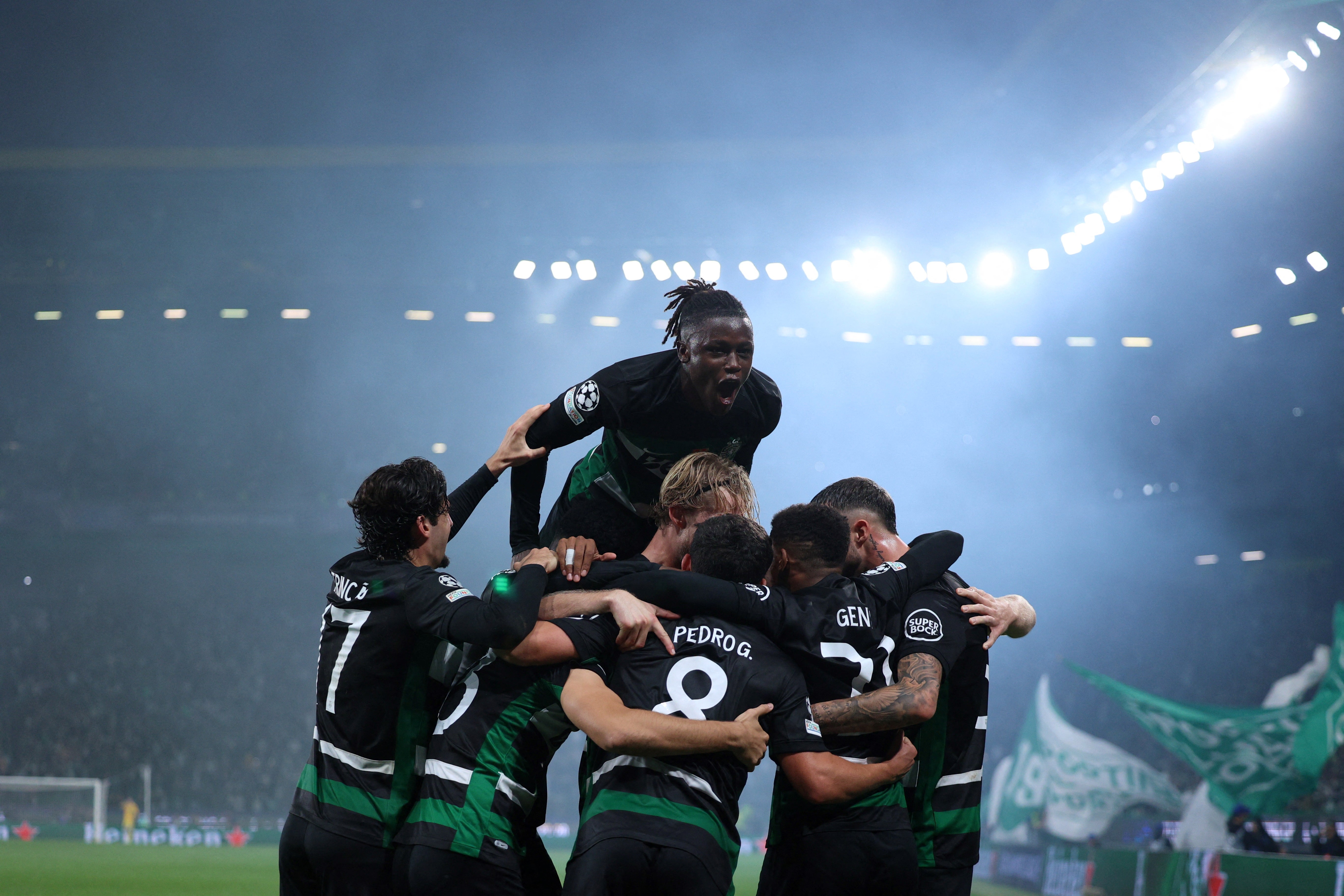 Sporting came from behind to defeat Man City