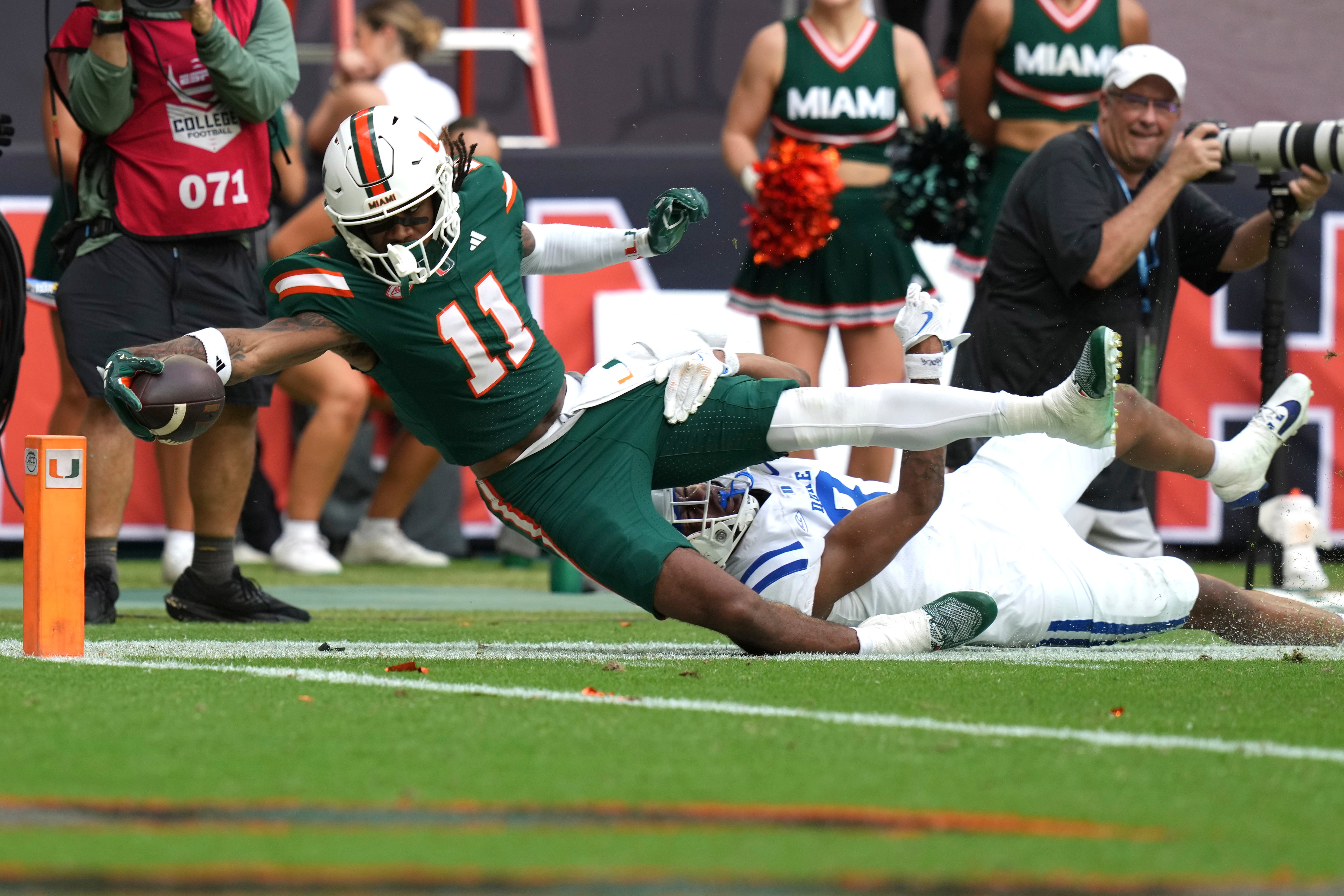 APTOPIX Duke Miami Football