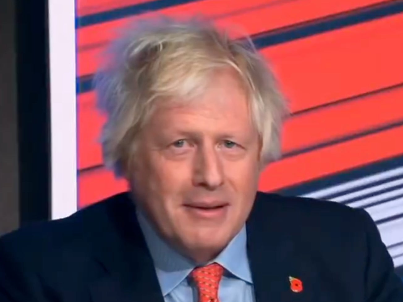 Boris Johnson clashed with Brian Cox