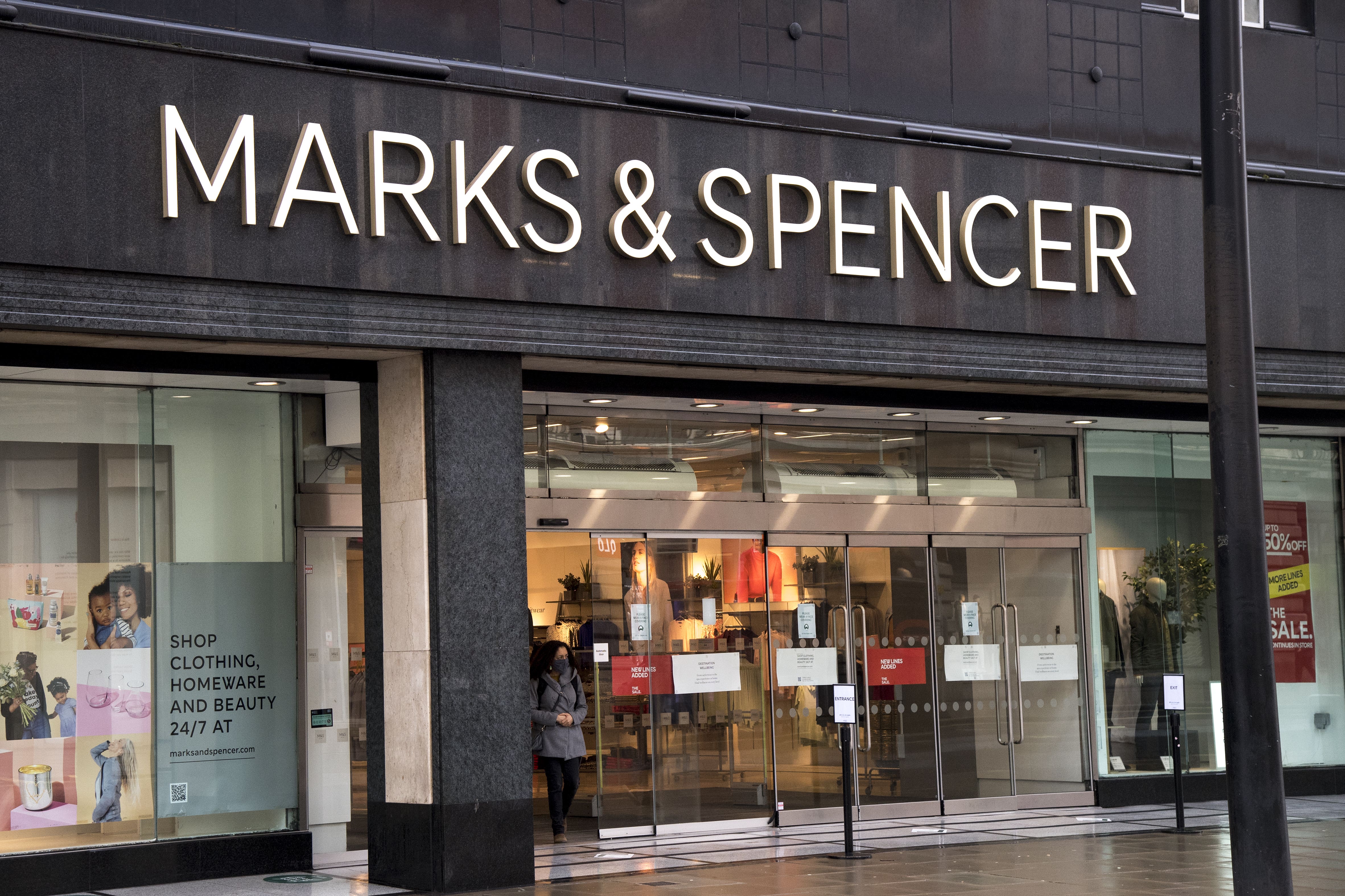 Marks & Spencer has notched up a better-than-expected jump in half-year profits (Ian West/PA)