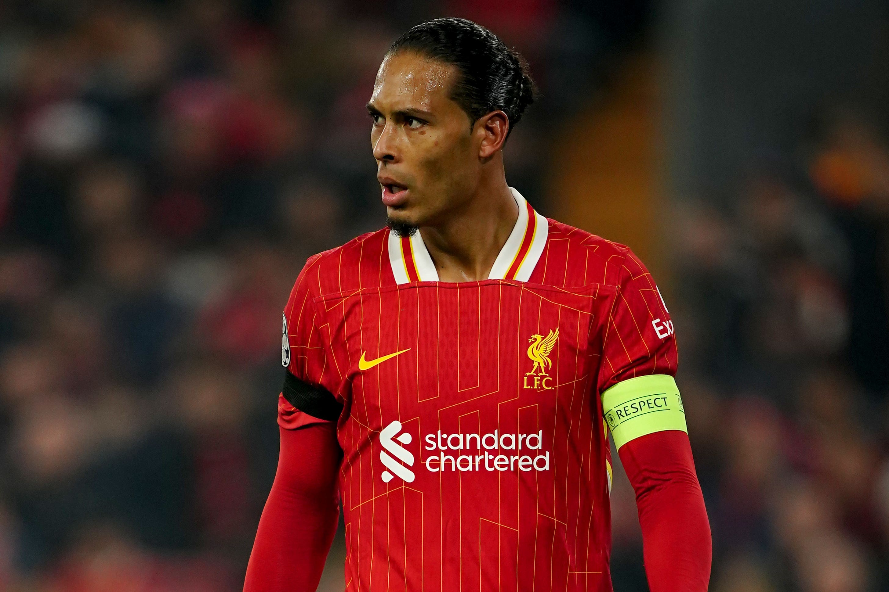 Captain Virgil van Dijk insists Liverpool will continue to strive for improvement (Peter Byrne/PA)