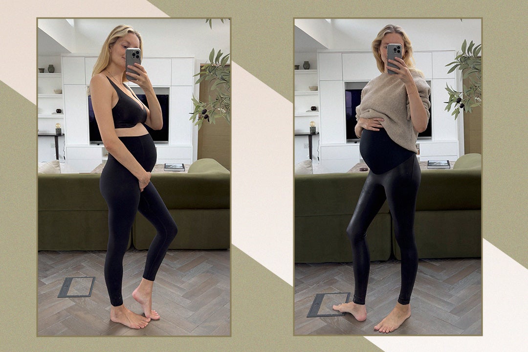 Maternity leggings are designed to support your growing bump and your back