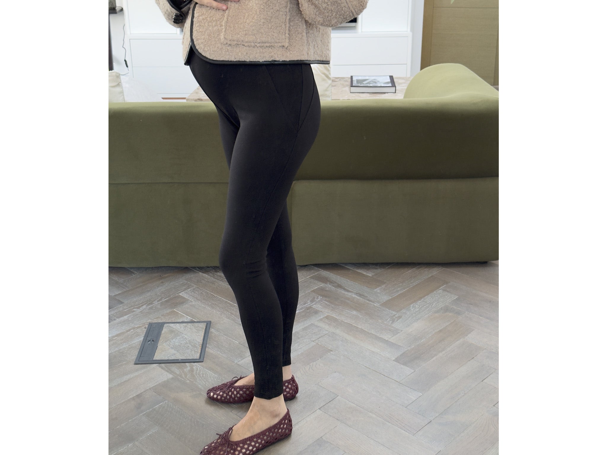 New Look maternity black jersey leggings