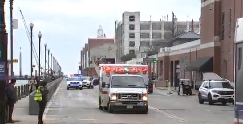 Scene of the shooting at Chicago’s Navy Pier