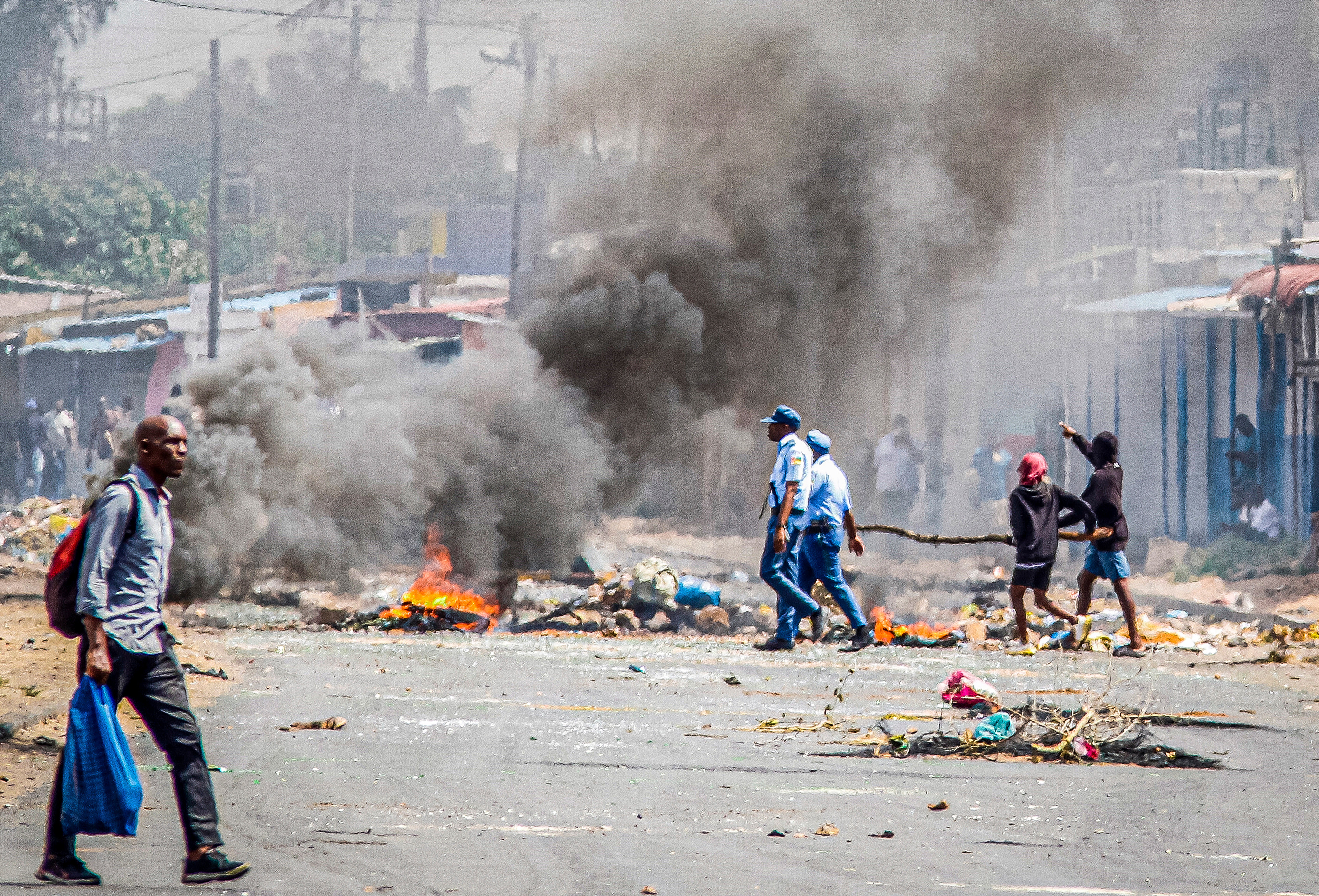 Mozambique Election Protests