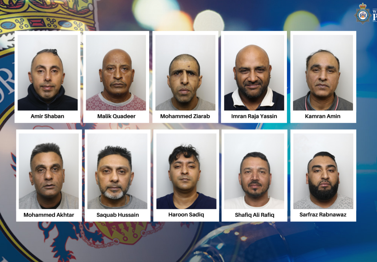 The men of trials one, two and three of an investigation launched following reports of repeated sexual abuse of a vulnerable young girl between 2002 and 2006, starting when she was 13 years old