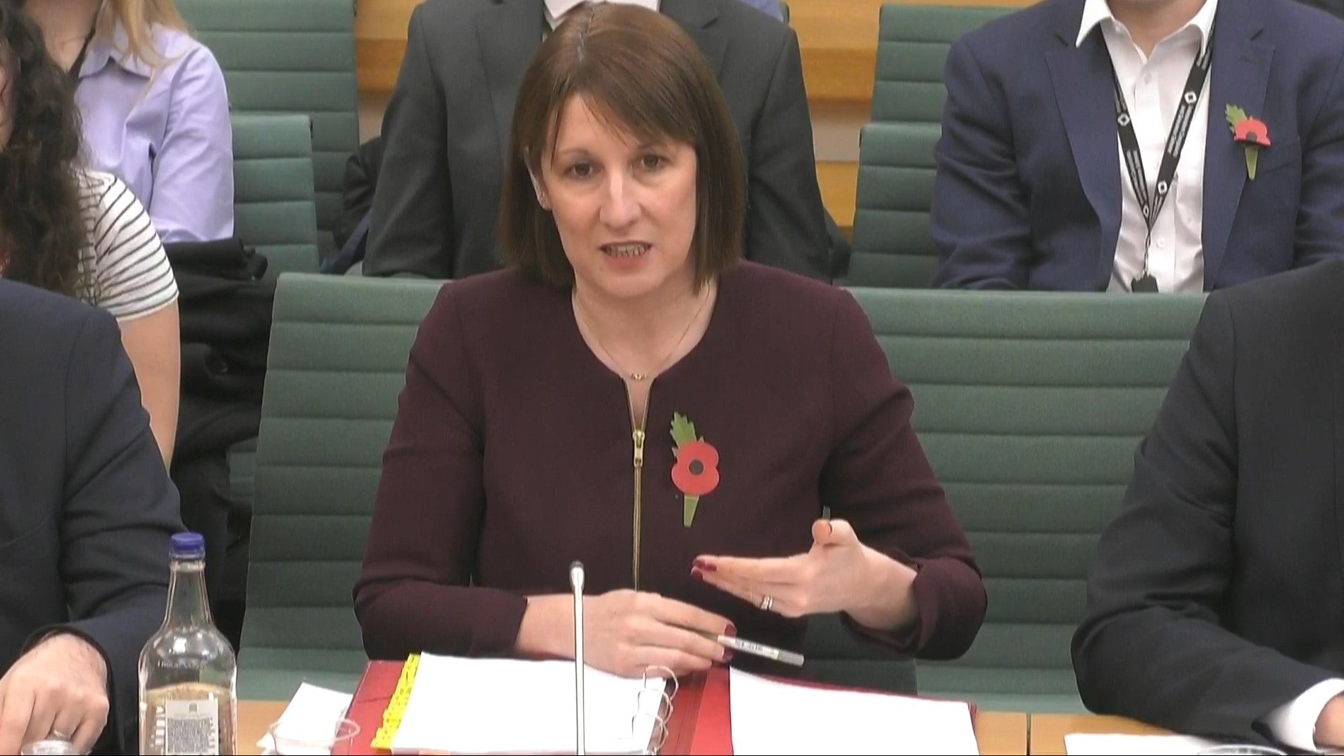 Chancellor of the Exchequer Rachel Reeves at the Treasury Committee (House of Commons/UK Parliament/PA)