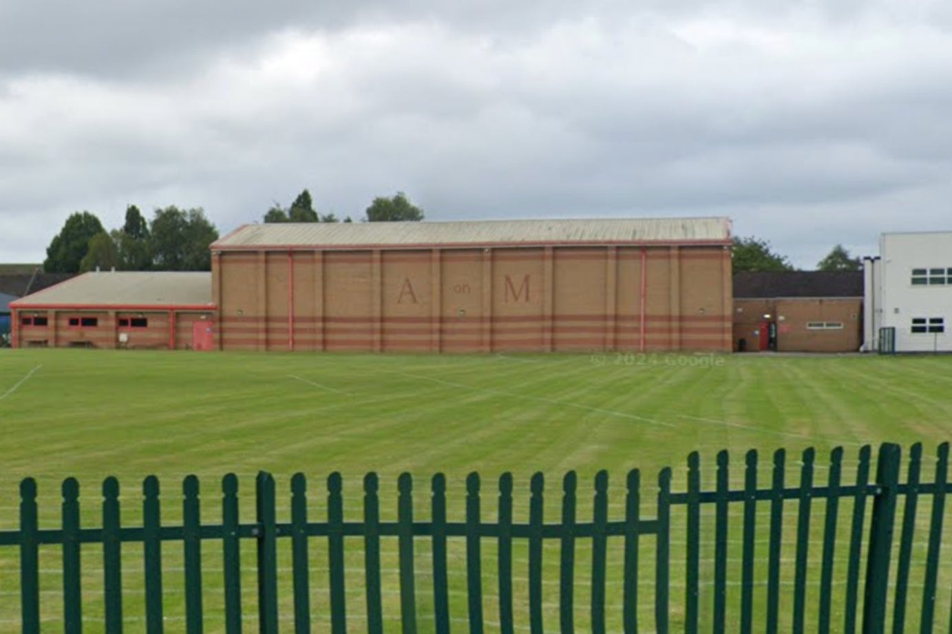 Ashton on Mersey playing fields where a child collapsed