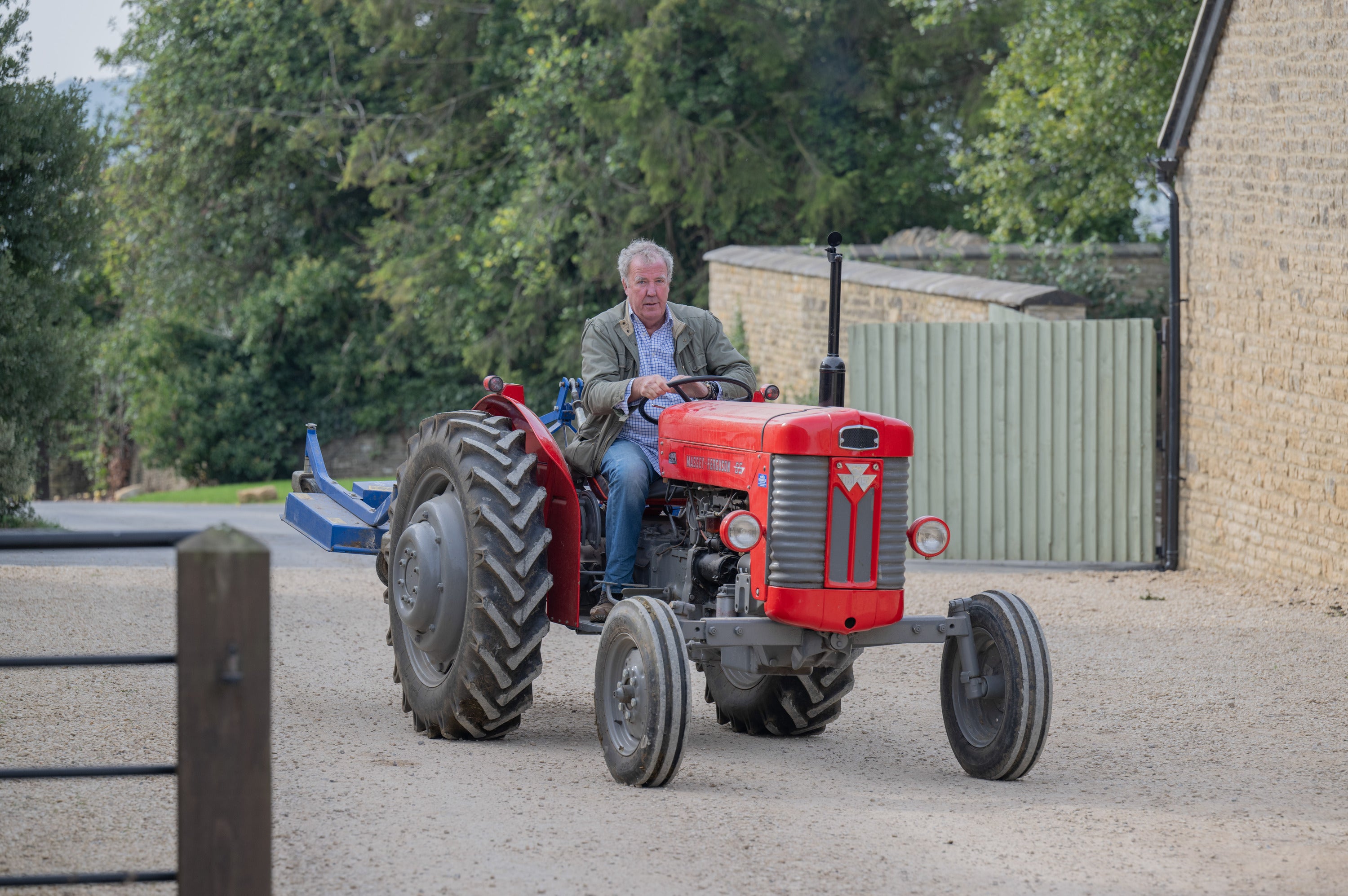 Clarkson in a scene from his show ‘Clarkson’s Farm’