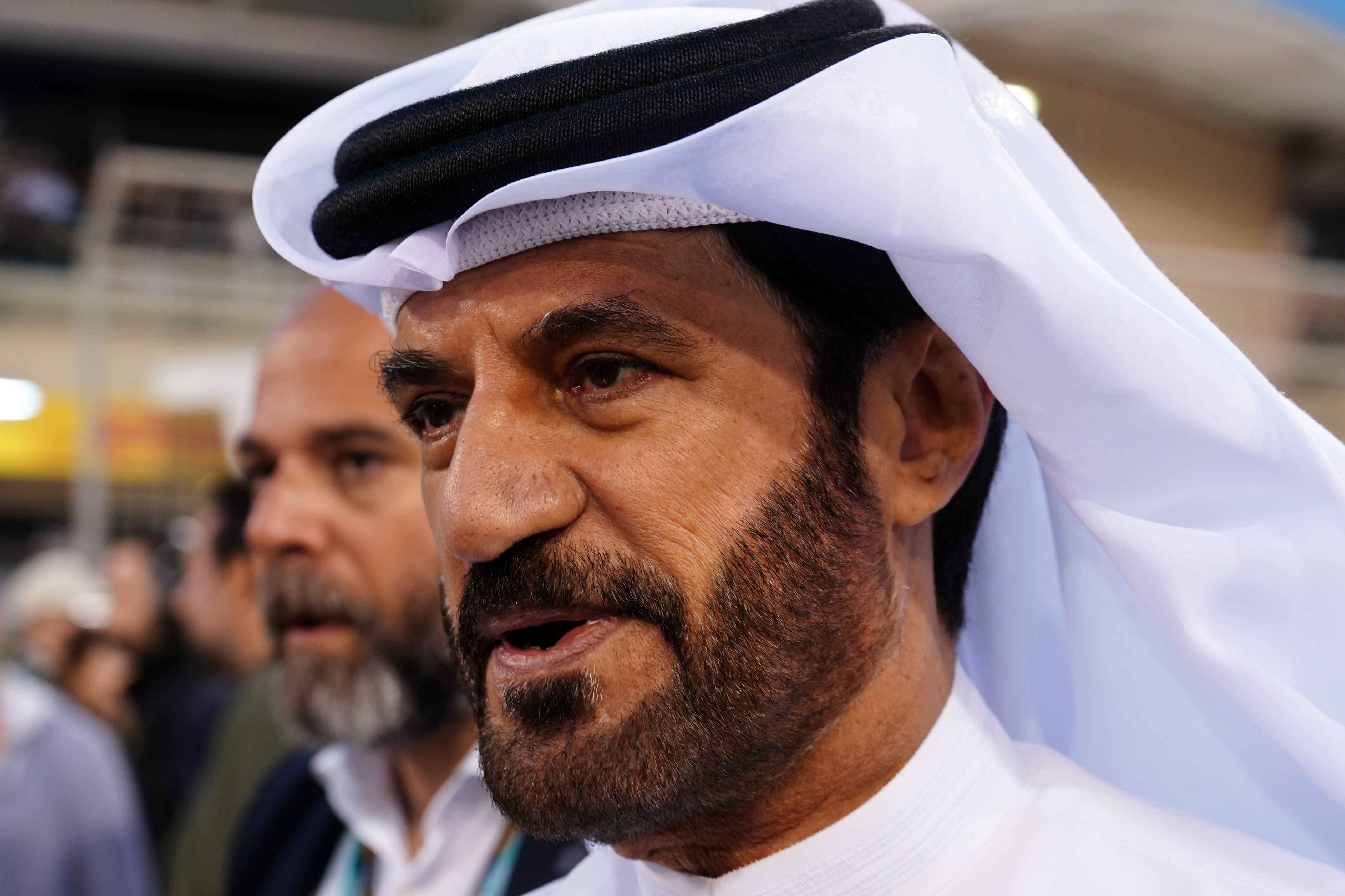 President of the FIA Mohammed Ben Sulayem has been urged to consider his “language” (David Davis/PA)