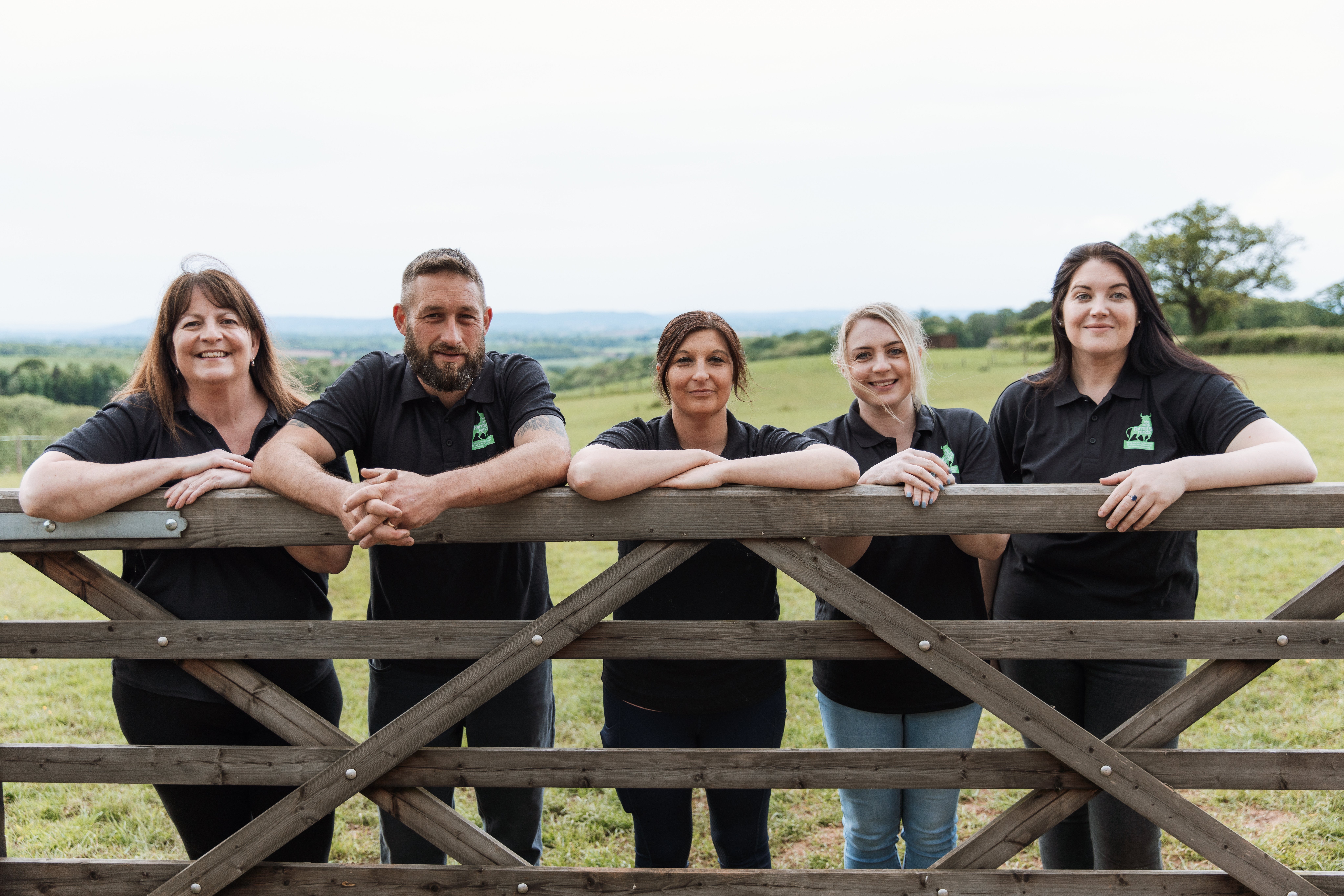 Sam Stables, second left, with his team at We are Farming Minds. The farmer who once tried taking his own life wants to help others