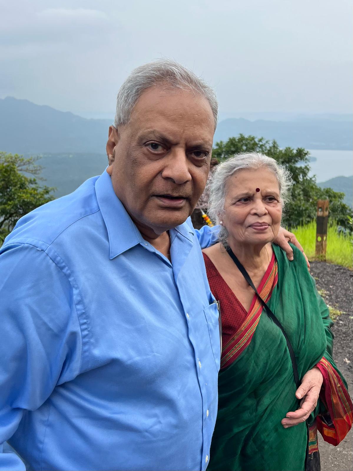 Jayaprakash Wagh with his wife Mamata Wagh