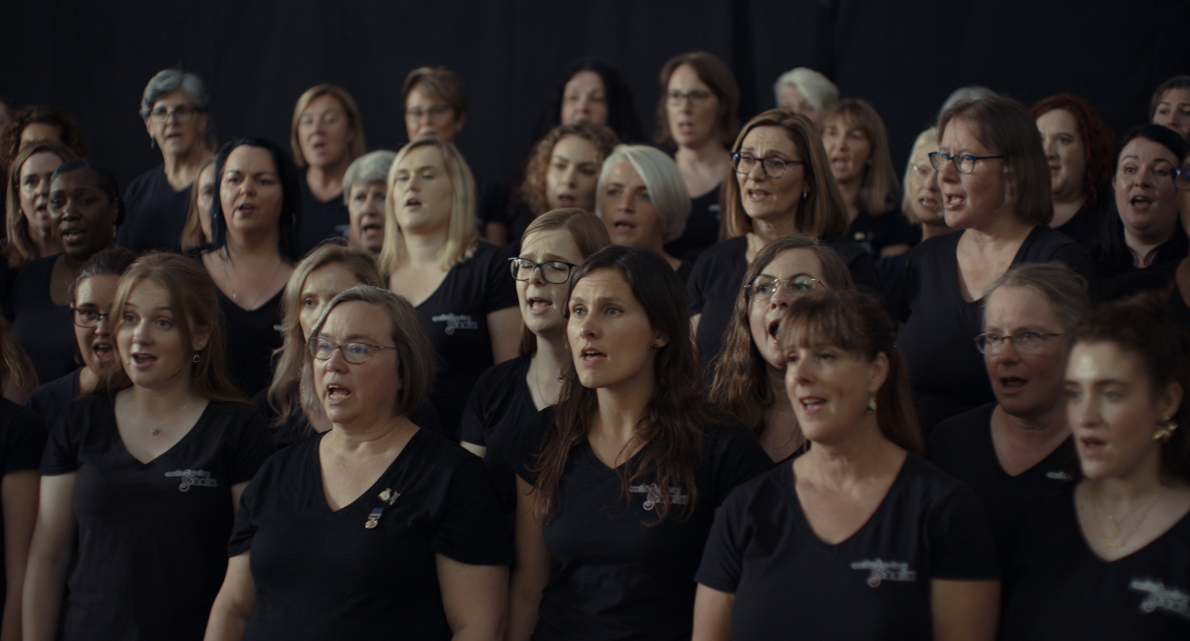 The Military Wives Choirs in their new video performing November Sunday in honour of the King’s forthcoming 76th birthday (Military Wives Choirs/PA)