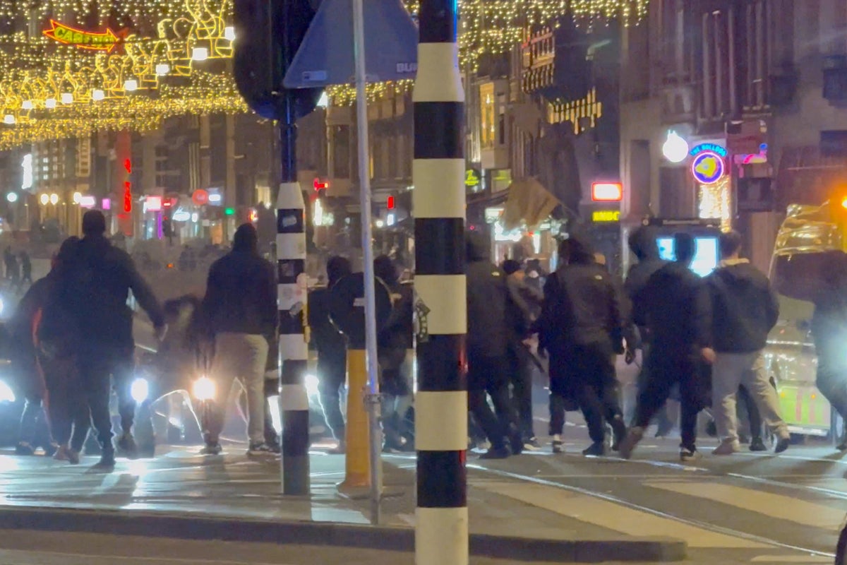 How violent Amsterdam football riot unfolded – and why police have banned Israeli fans from Aston Villa