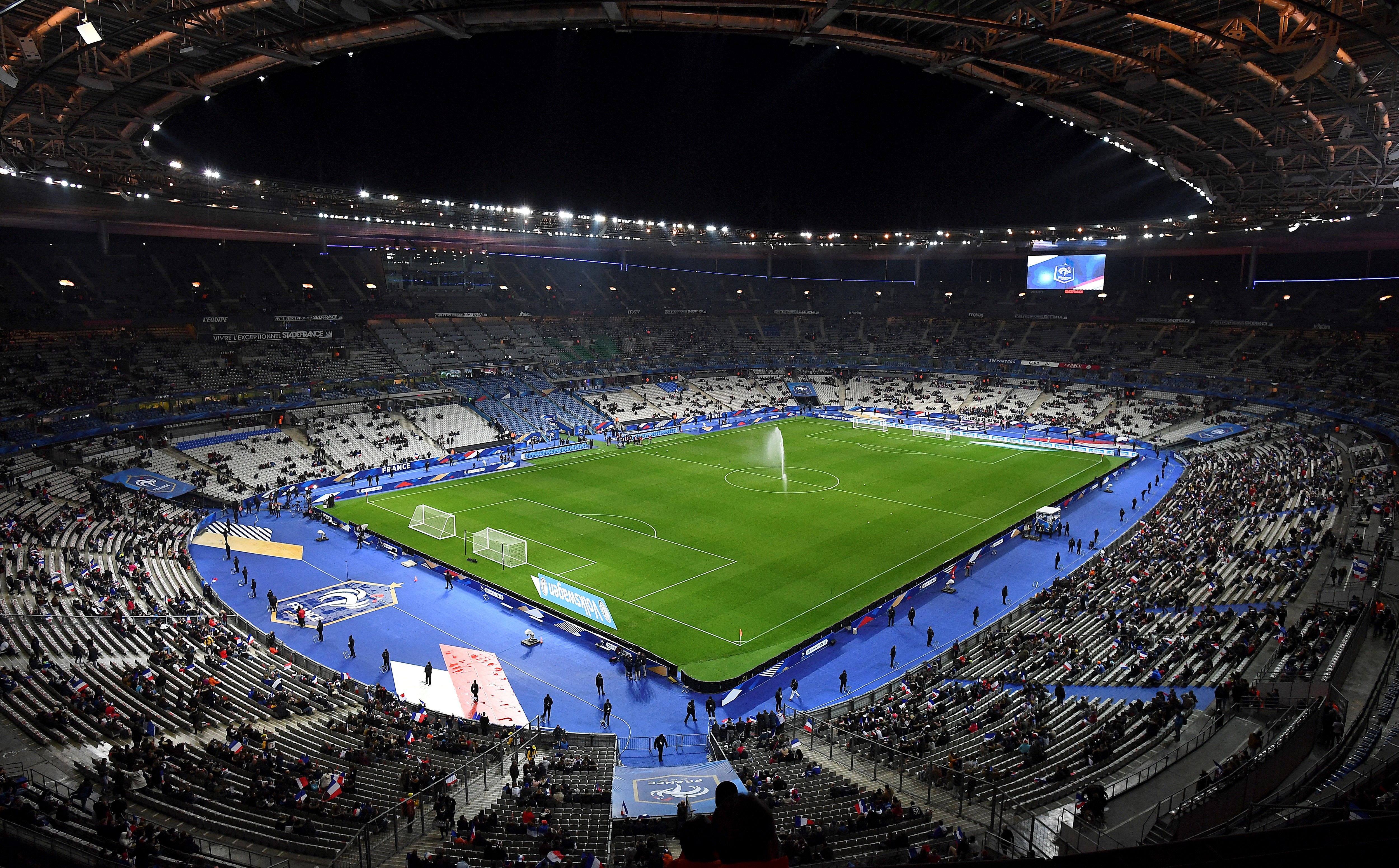 The Stade de France will host France vs Israel in the Nations League