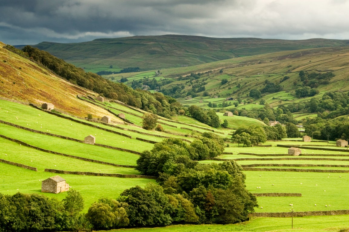 Swaledale in Yorkshire is midway along the Coast to Coast walk