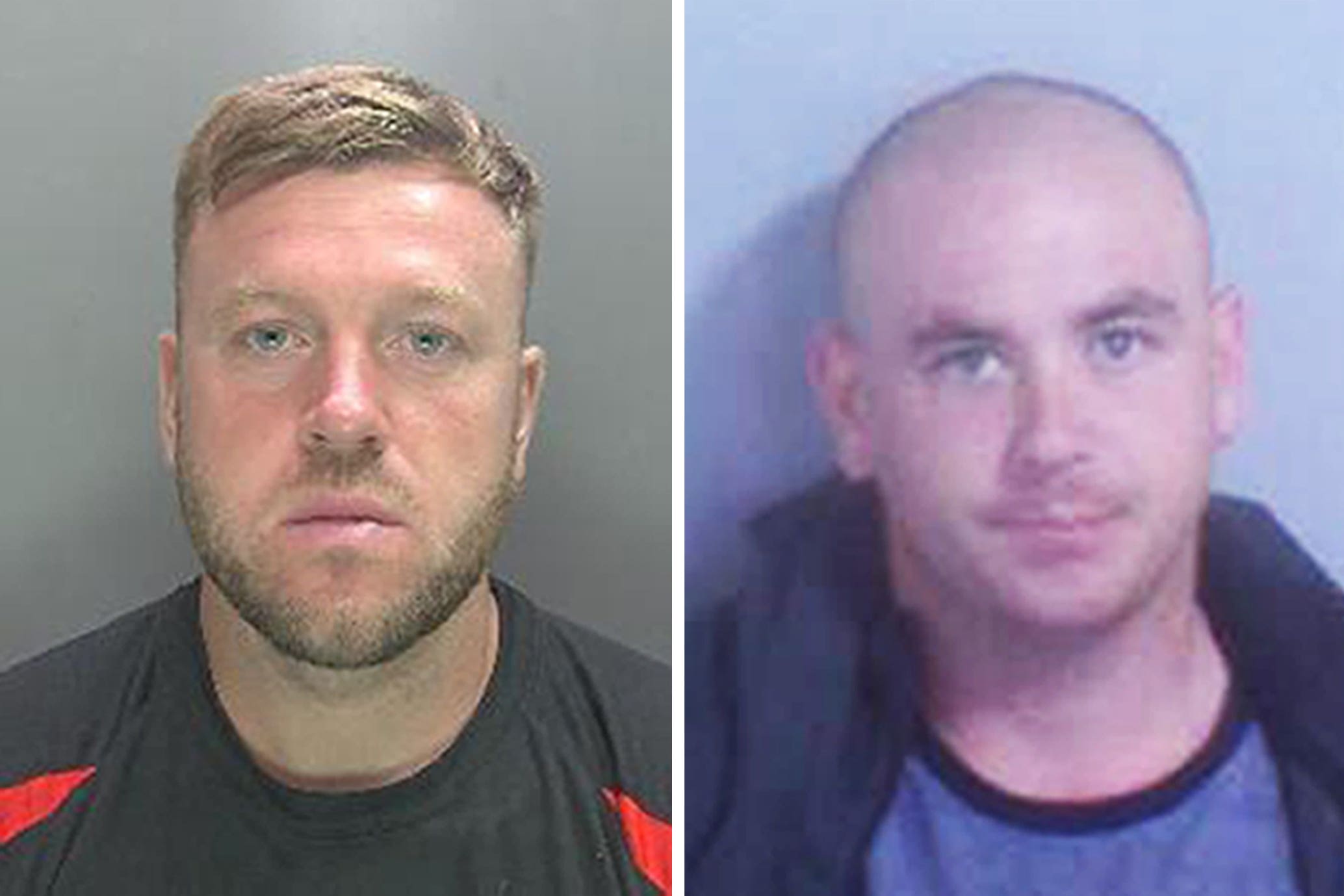 Josh Mallaburn, left, and Liam Cronin were convicted of assisting unlawful immigration following a trial at Maidstone Crown Court in October (Home Office/PA)