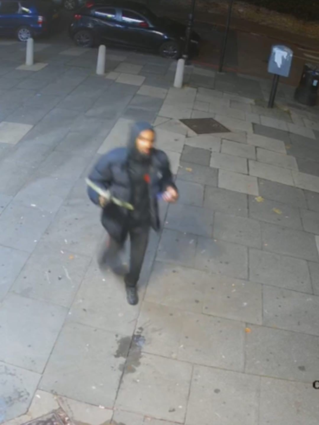 Police issued CCTV of the man carrying a crossbow