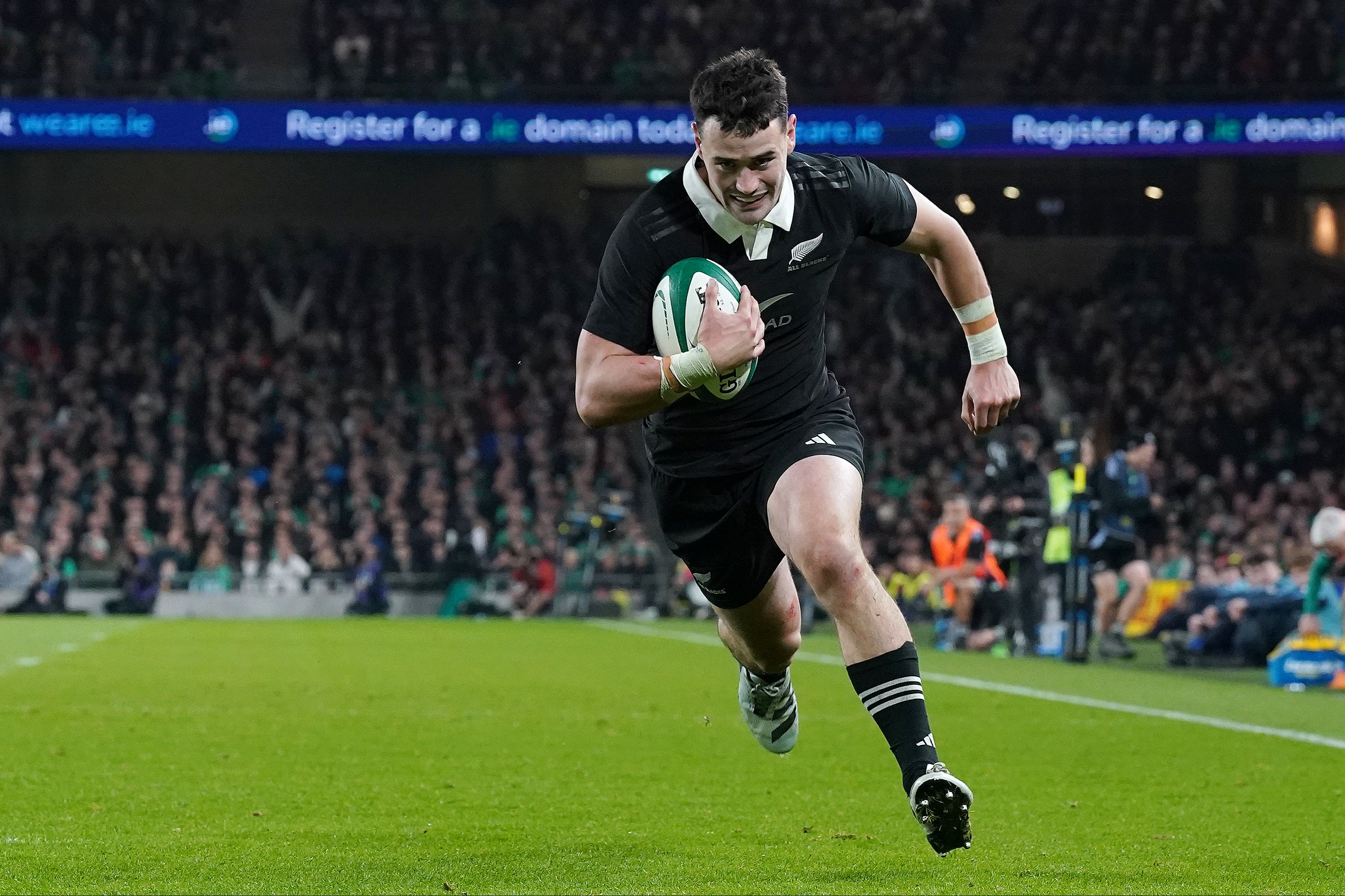 Will Jordan scored New Zealand’s only try