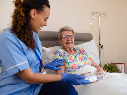 Elderly people had to rely on bottled water for all their needs