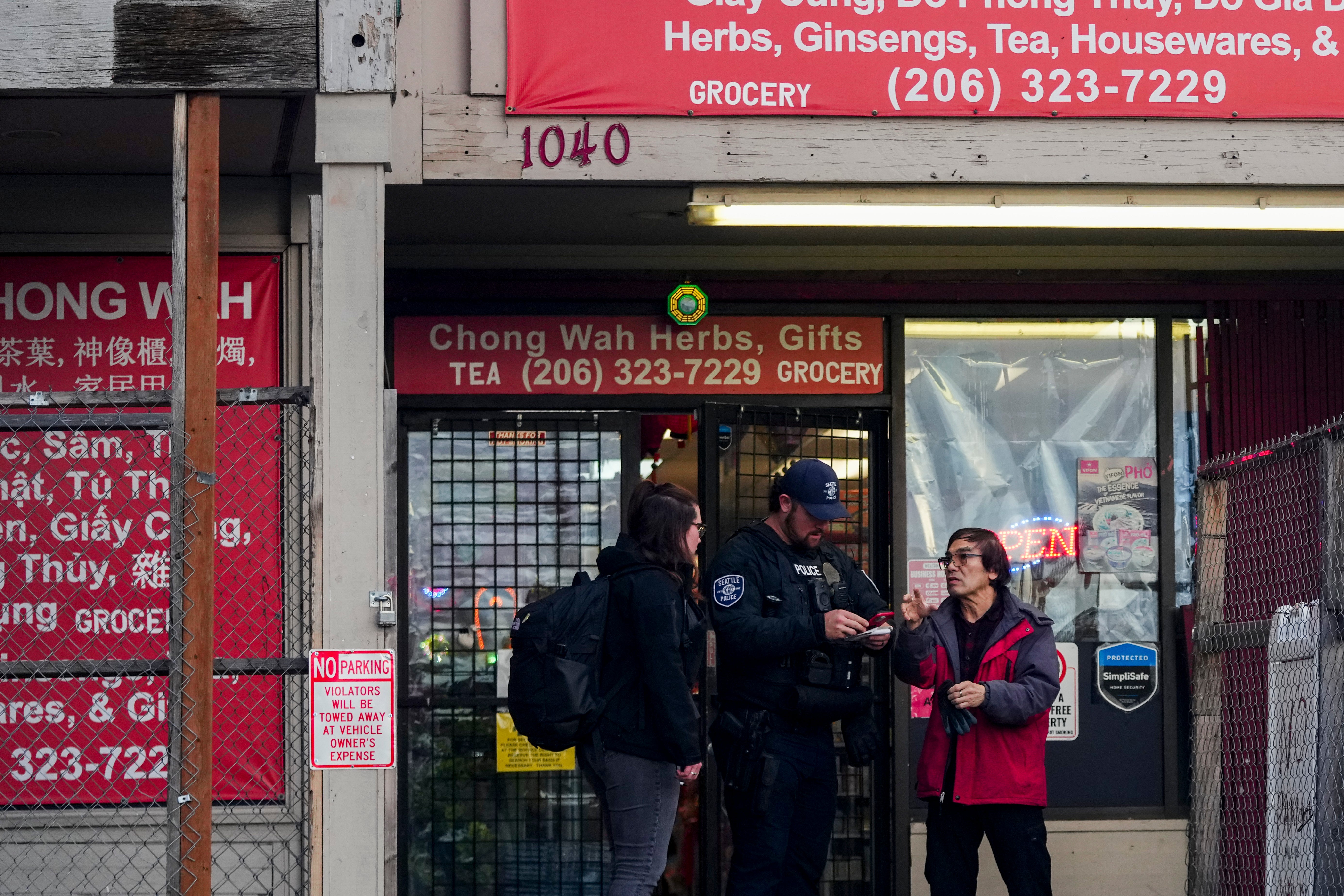 Five stabbings took place on Friday afternoon in Seattle’s Chinatown-International District.