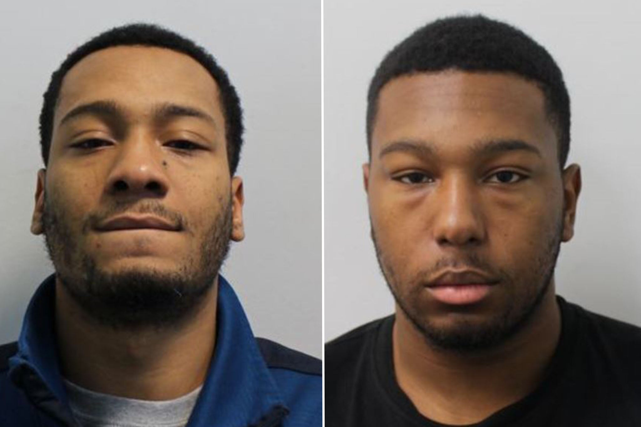 Jahni Thomas, left, and Jahmarley Thomas, right, laid in wait to ambush their victim outside a nightclub