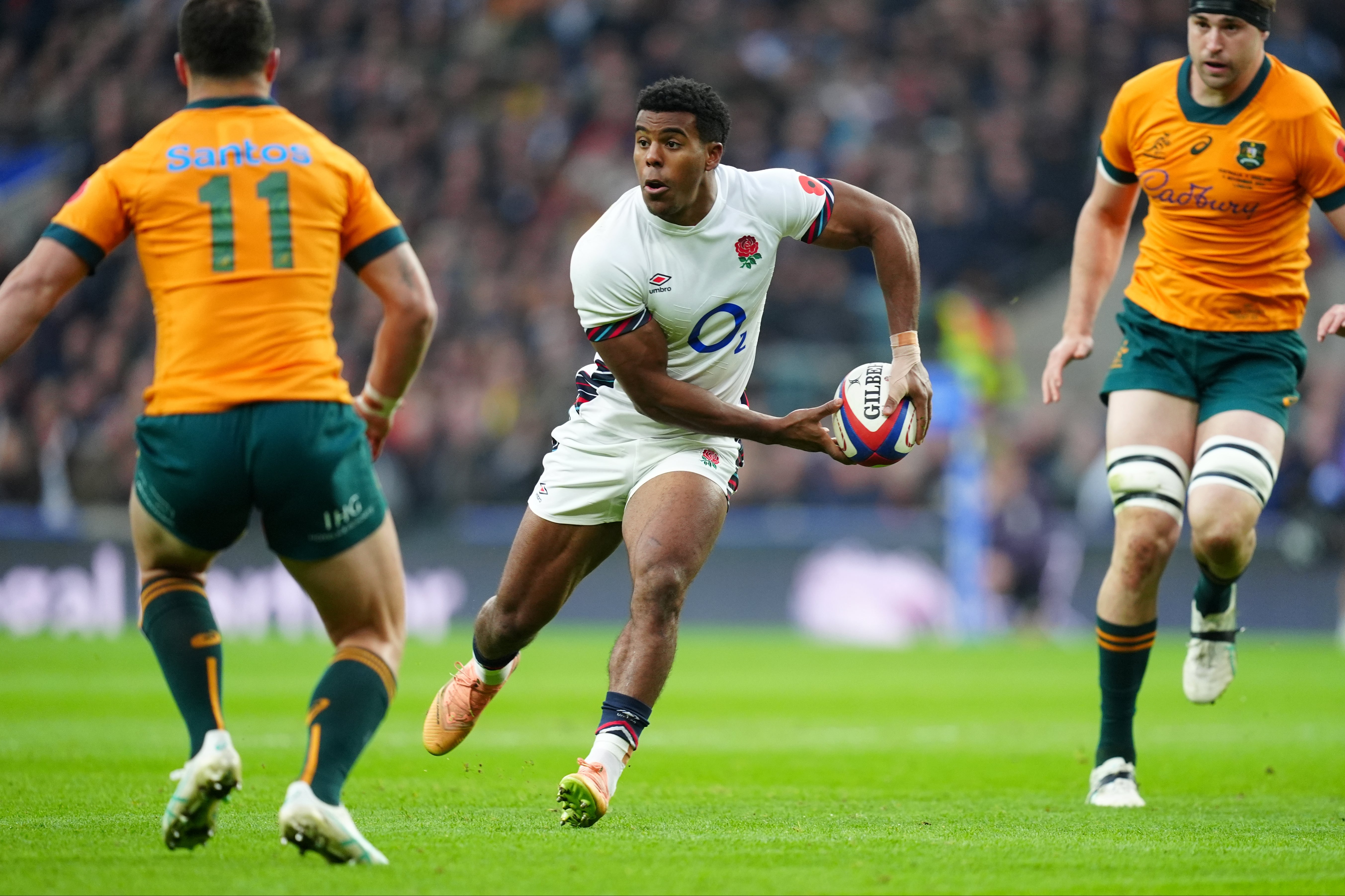 Immanuel Feyi-Waboso will hope for another impressive outing on the wing at Twickenham