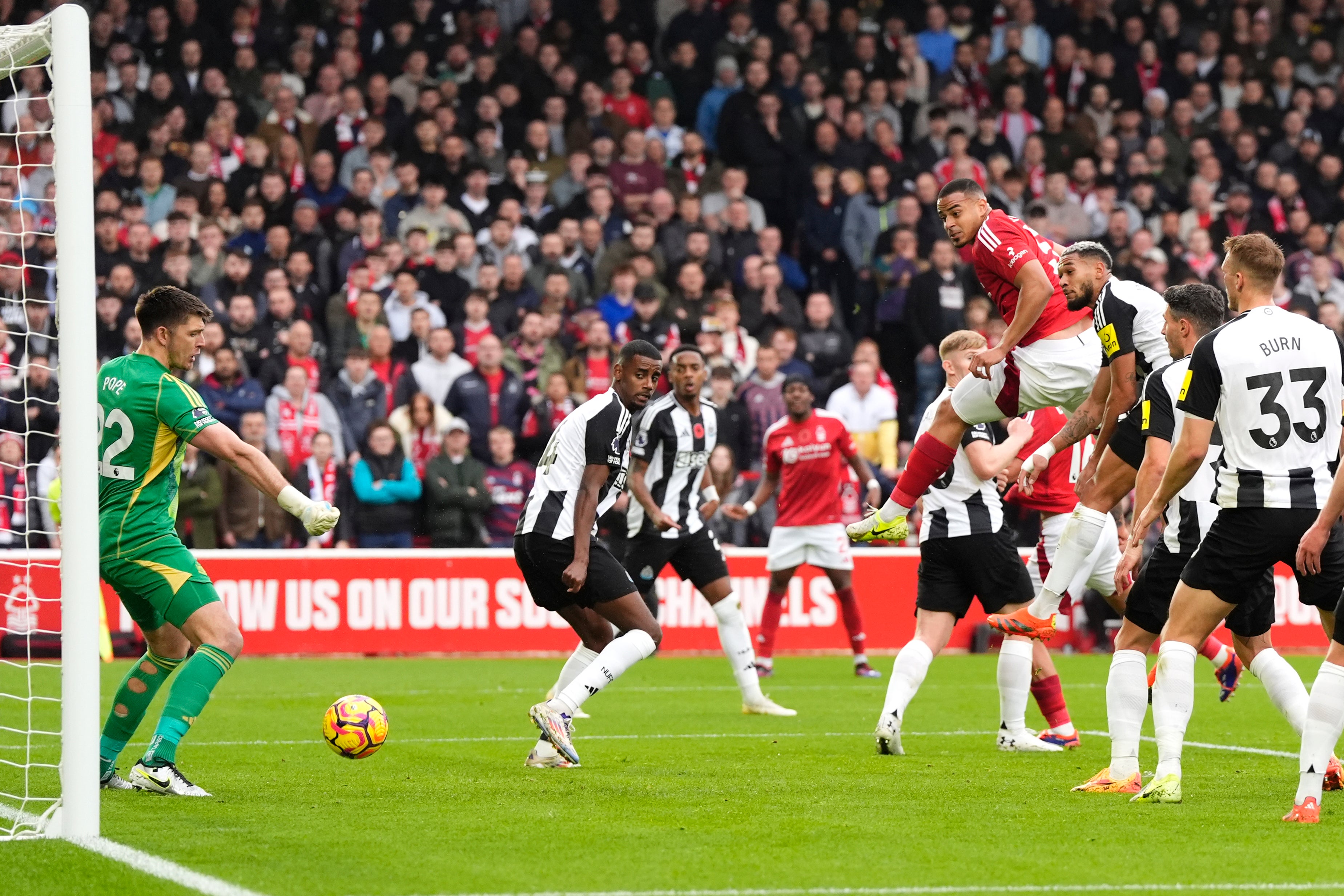 Murillo sent Forest into the lead before Newcastle launched a comeback