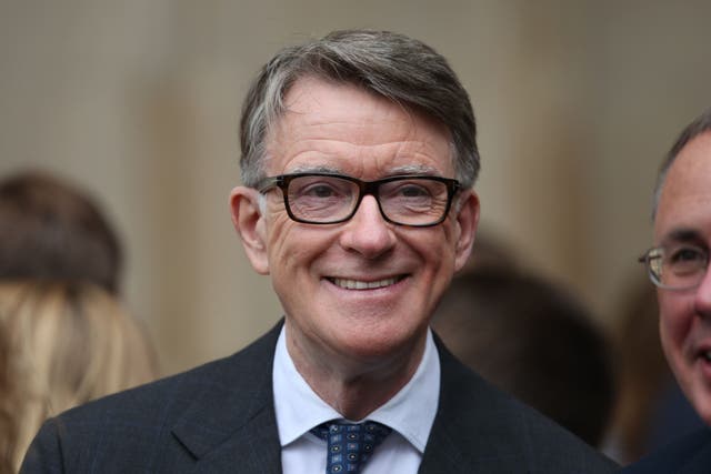 <p>Lord Mandelson wants a more pragmatic approach from the Labour government to the US (PA)</p>