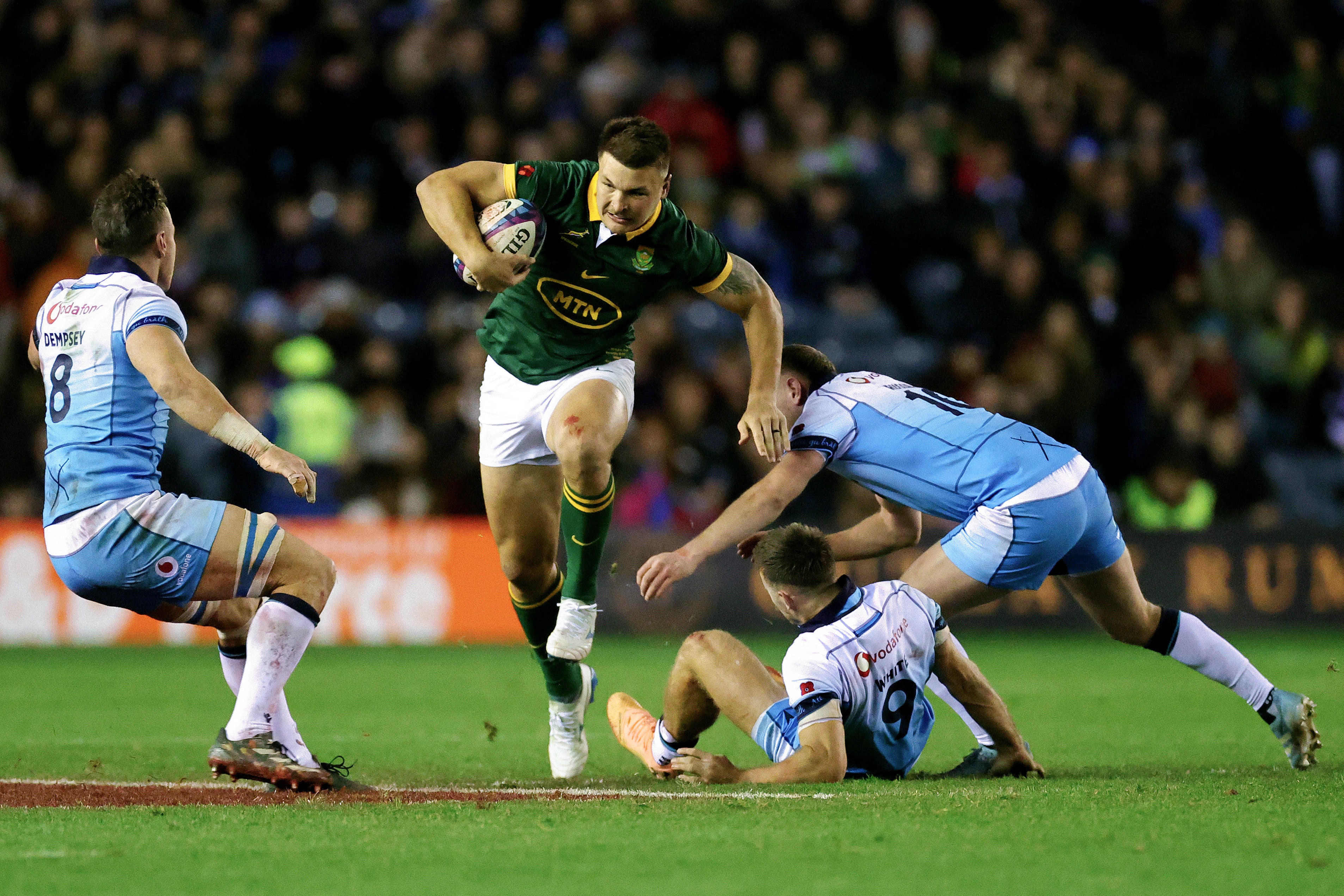 Andre Esterhuizen’s stature makes him a natural fit in the back row