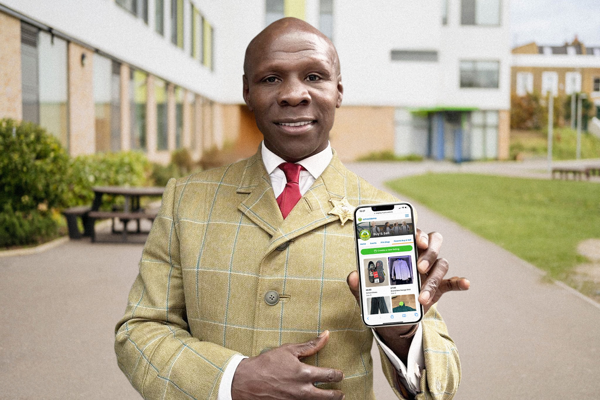 Former boxing world champion Chris Eubank is co-launching community fundraising app Trust Huddle (Trust Huddle/PA)