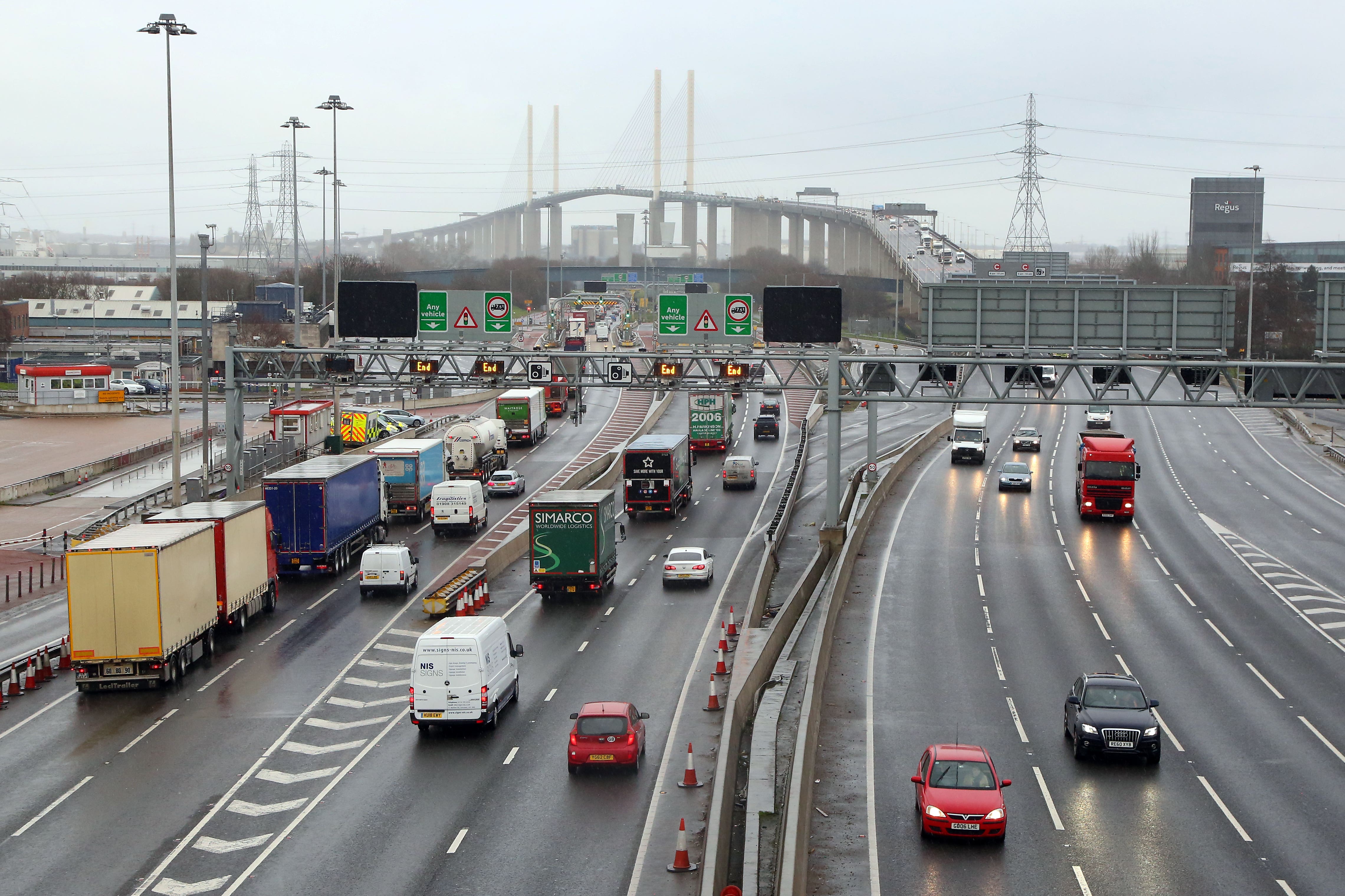 Drivers were mistakenly handed more than £4 million in Dartford Crossing fines in 12 months, an investigation has found (Gareth Fuller/PA)