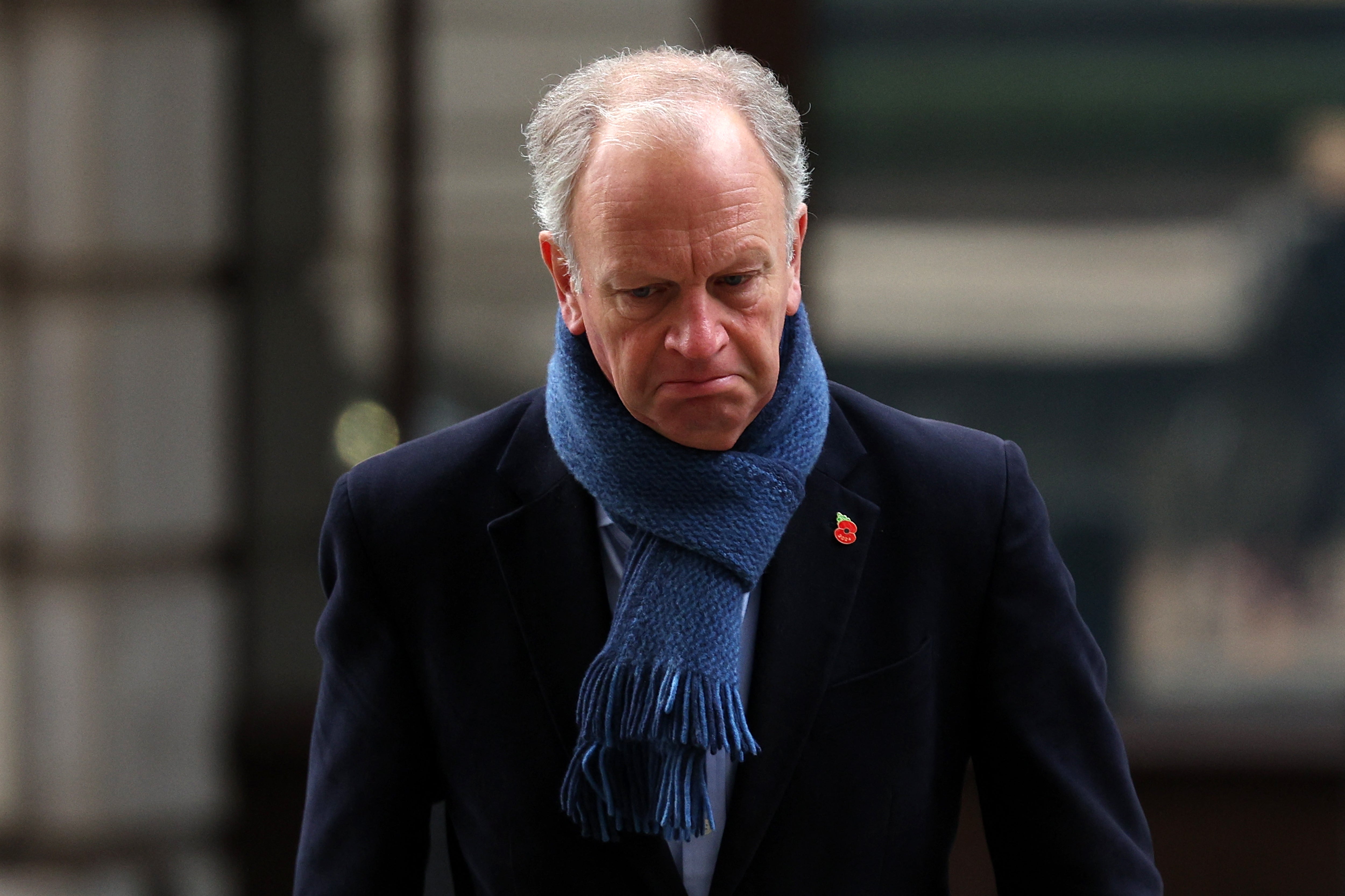 Post Office CEO Nick Read arrives to give evidence to the Post Office Horizon IT Inquiry in central London last month