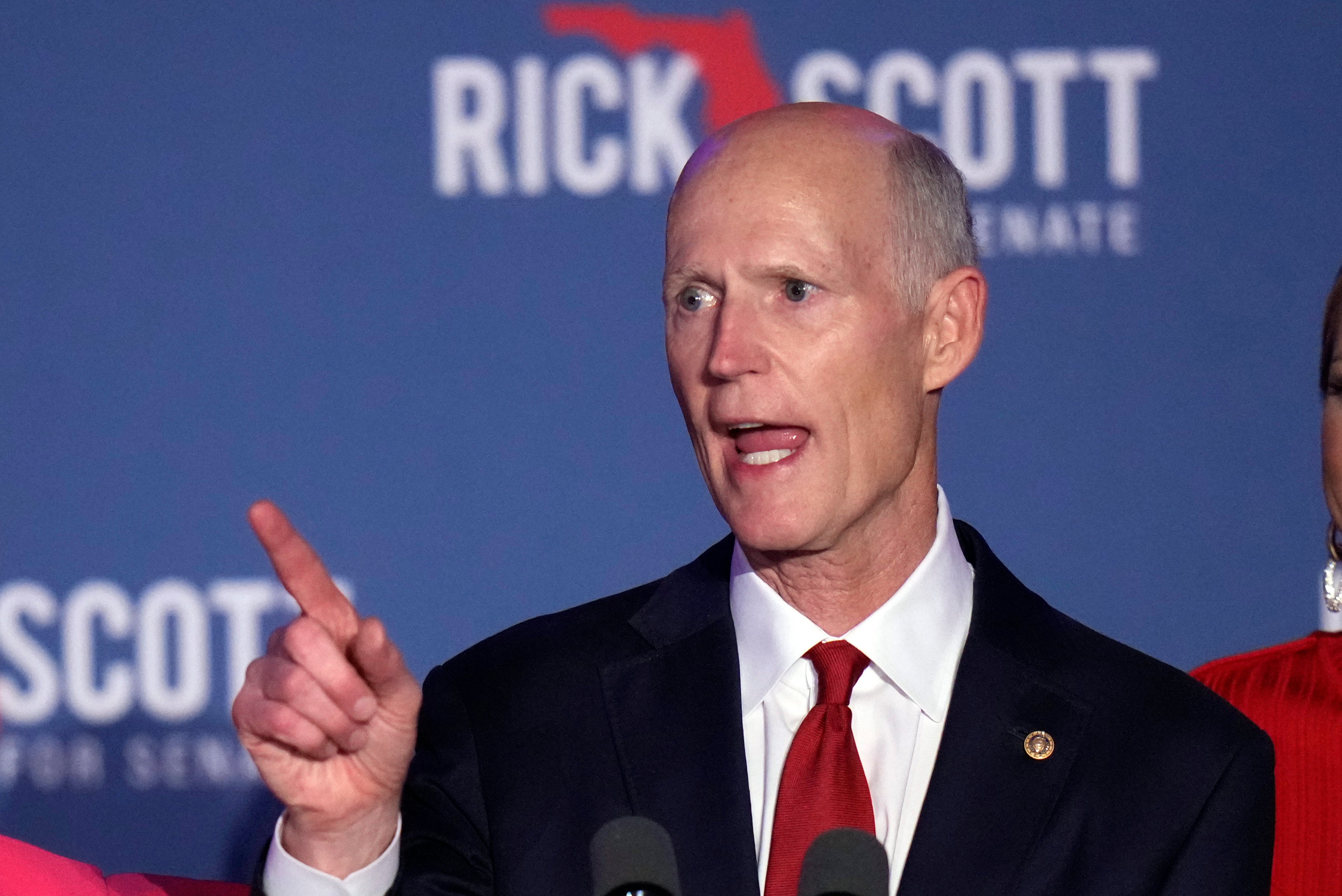 Right-wing media figures such as Robert F Kennedy Jr and Elon Musk have pushed for Senator Rick Scott of Florida to be the new Senate Majority Leader
