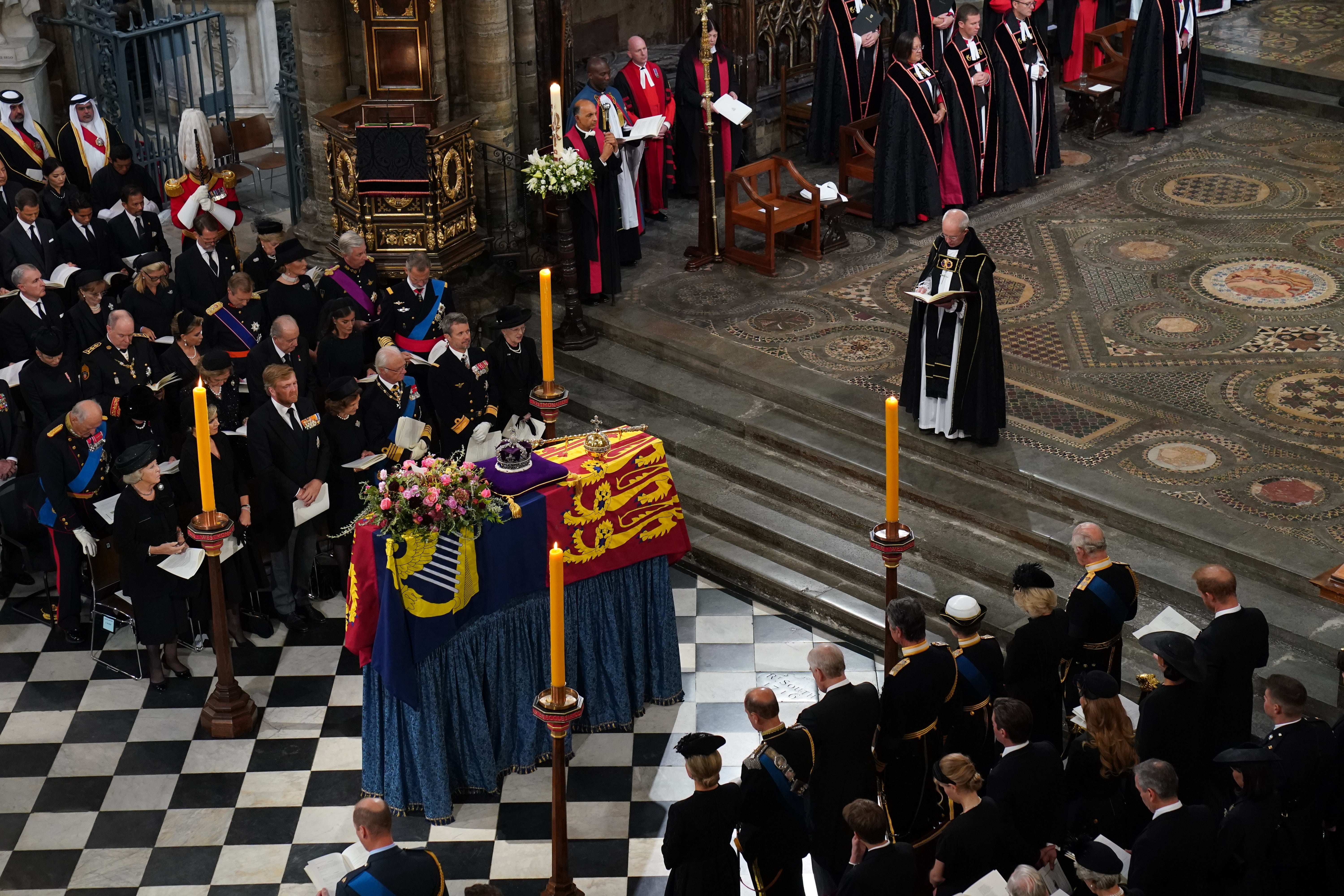Mr Welby during the state funeral of the late Queen Elizabeth II