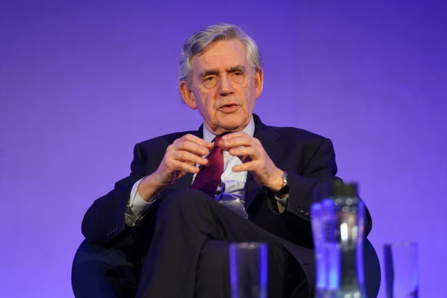 <p>Former prime minister Gordon Brown (Lucy North/PA)</p>