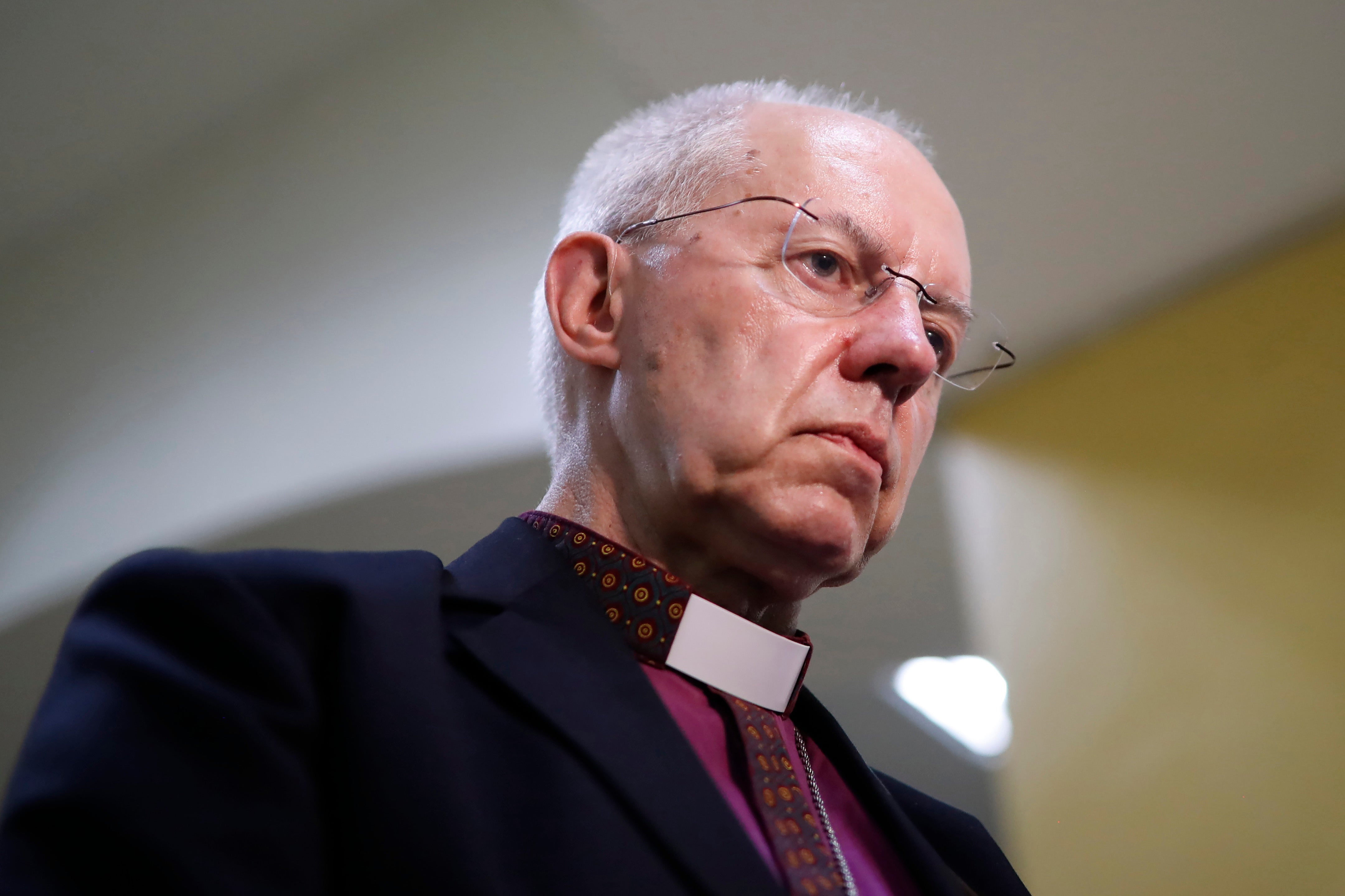 Welby became Archbishop of Canterbury in 2013